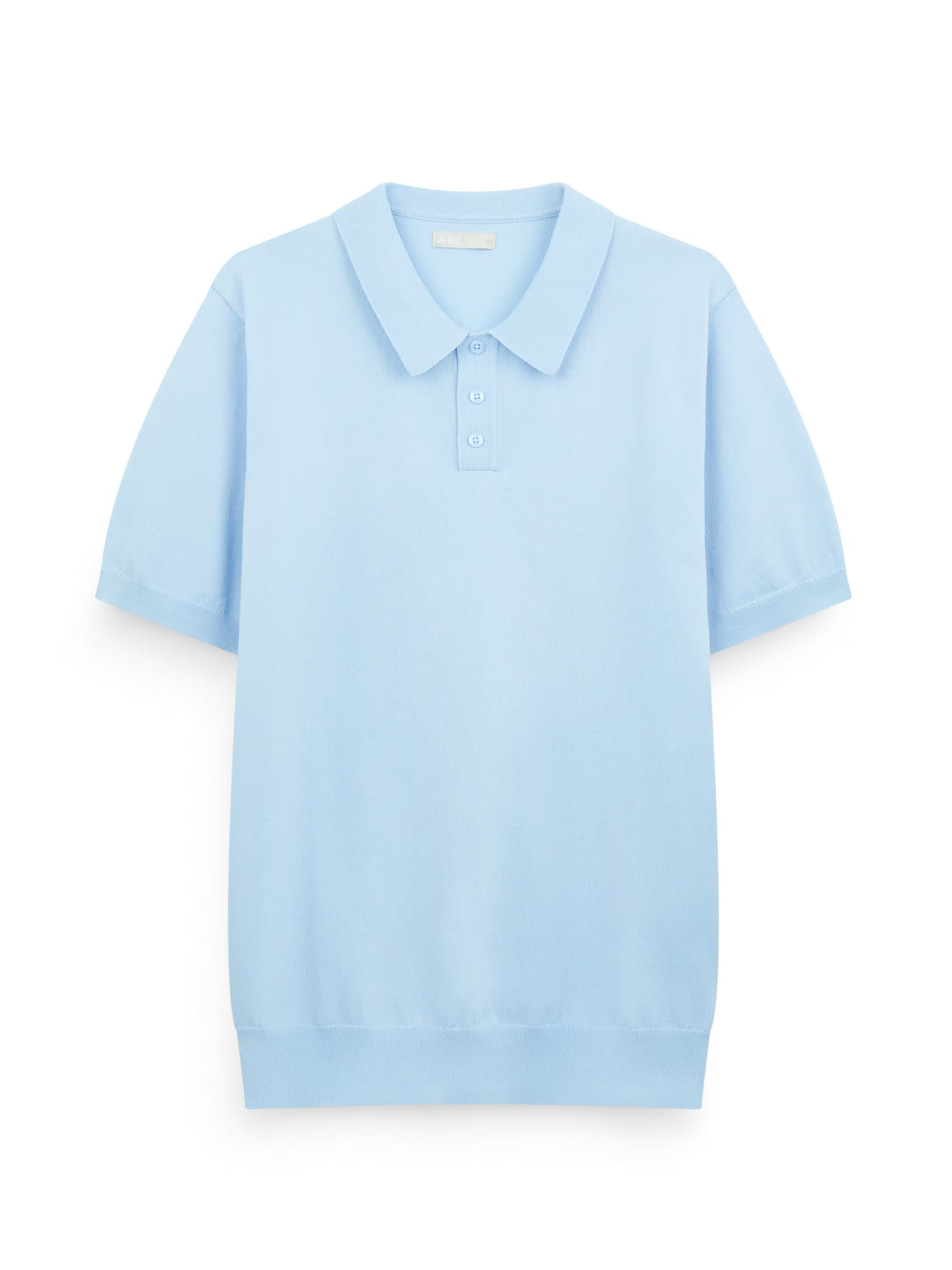 AIIZ Men's Lightweight Flatknit Polo Shirt