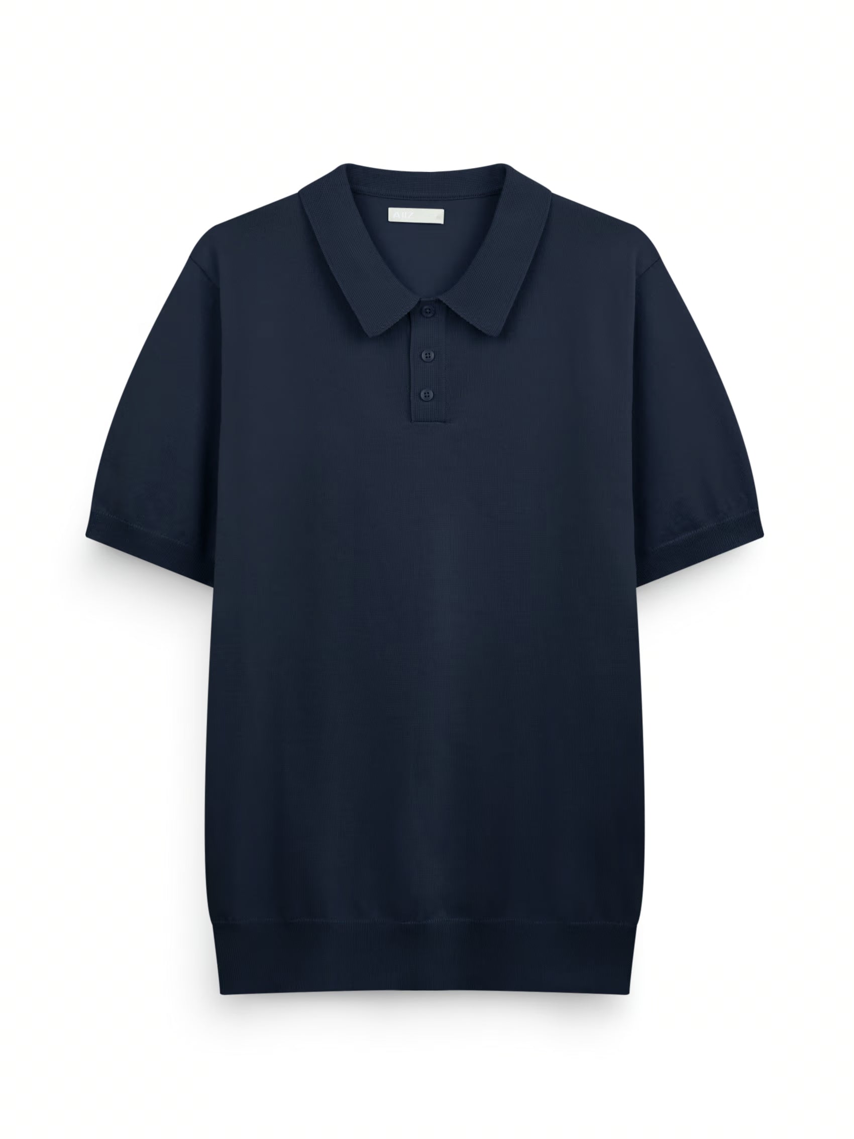 AIIZ Men's Lightweight Flatknit Polo Shirt