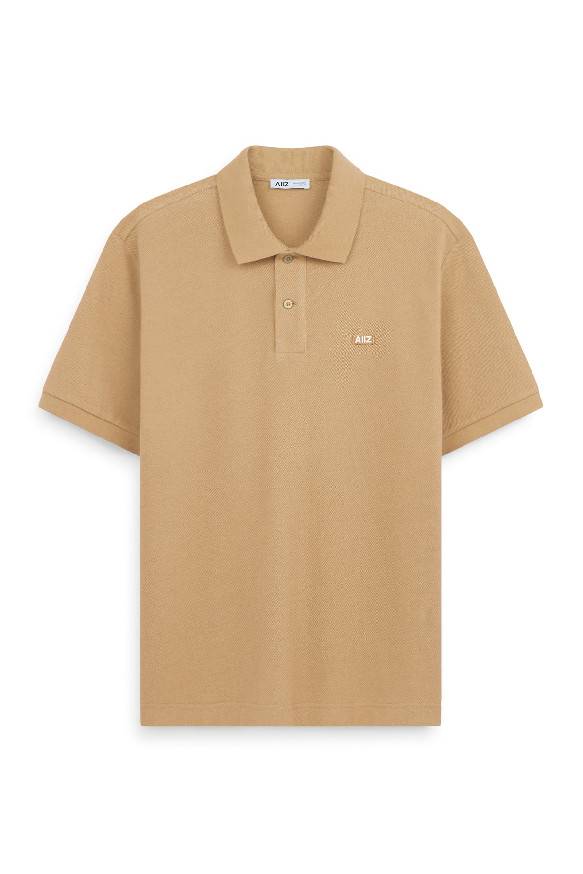 AIIZ Men’s AIIZ Logo Polo Shirt (Khaki / S)