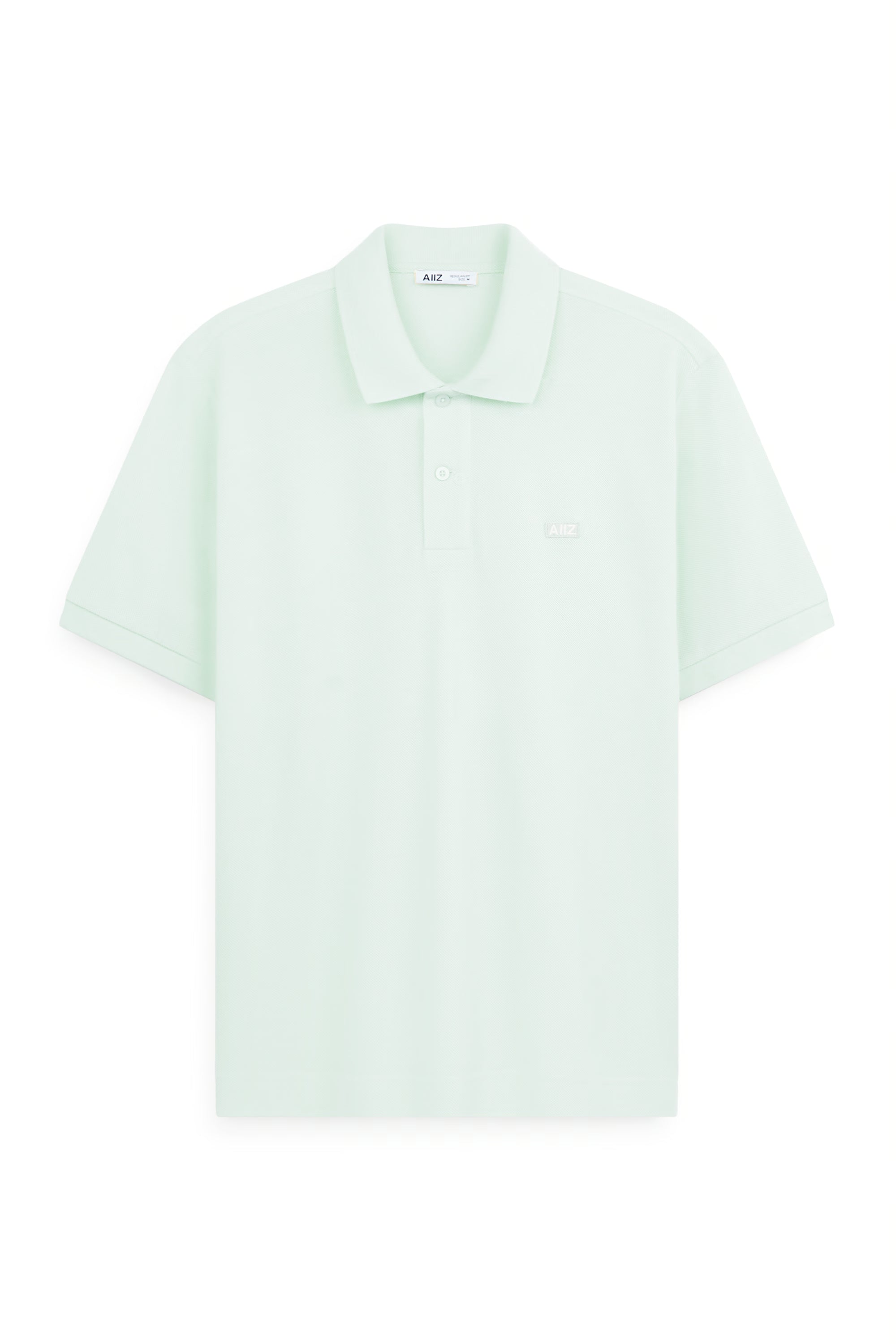AIIZ Men’s AIIZ Logo Polo Shirt (Light Green / S)