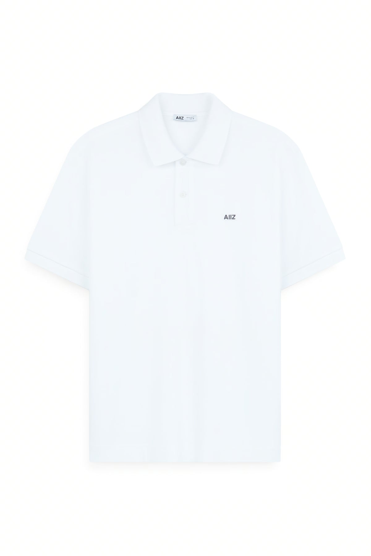 AIIZ Men’s AIIZ Logo Polo Shirt (White / S)