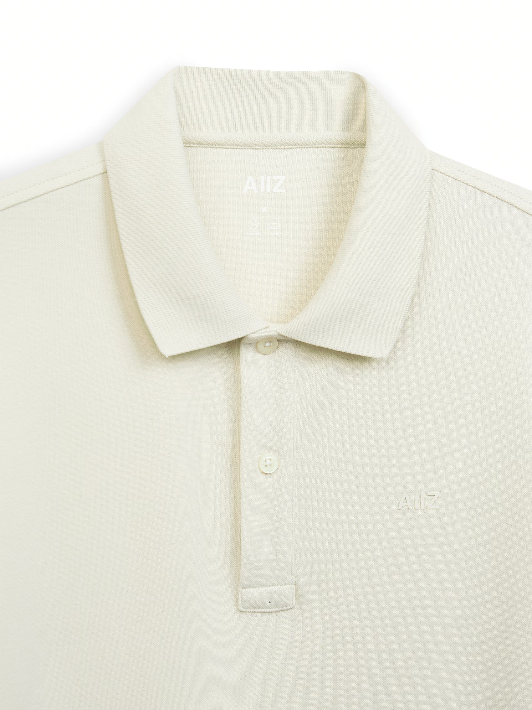Men’s Cotton Polyester AIIZ Logo Polo Shirt