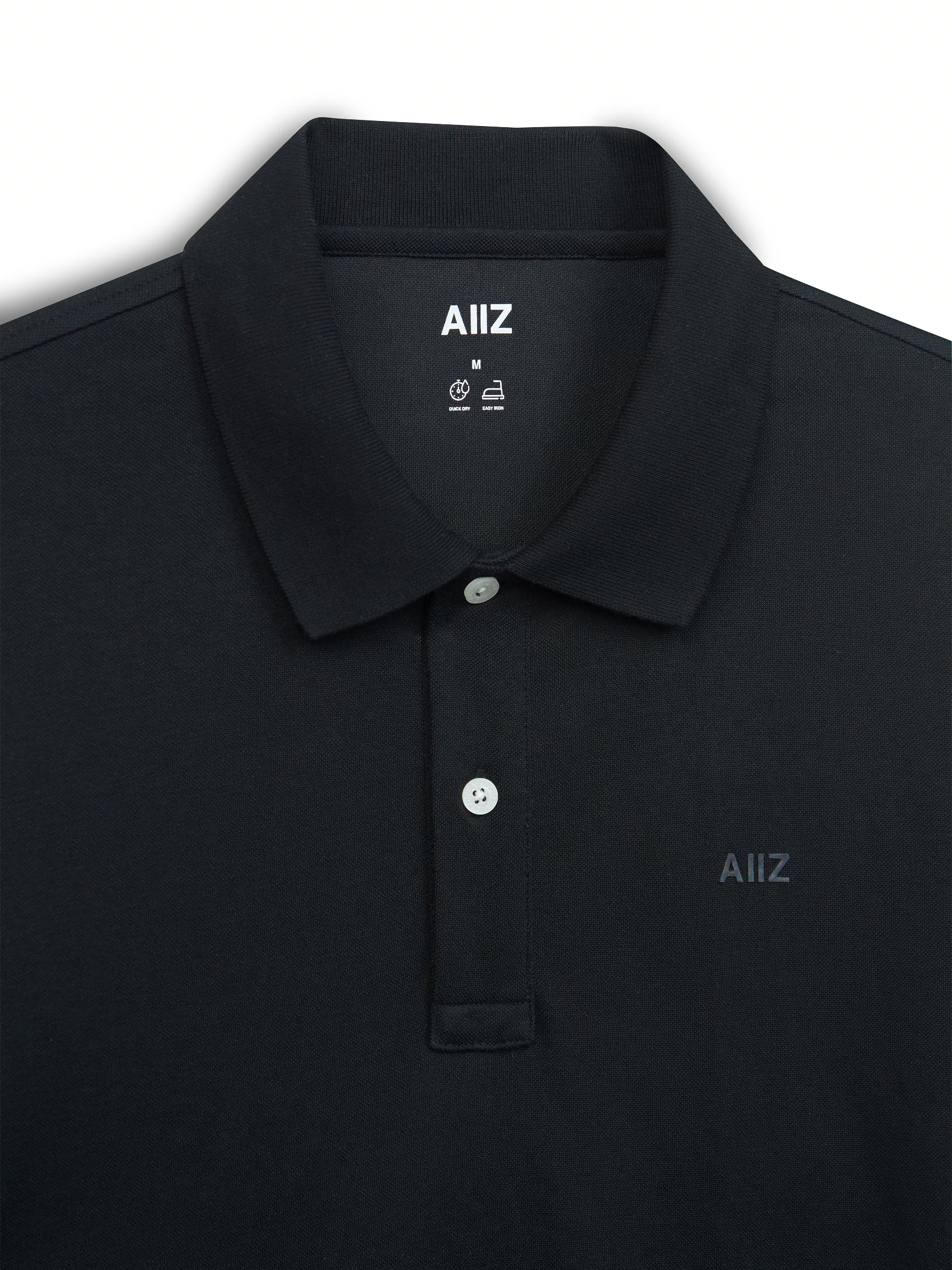 Men’s Cotton Polyester AIIZ Logo Polo Shirt