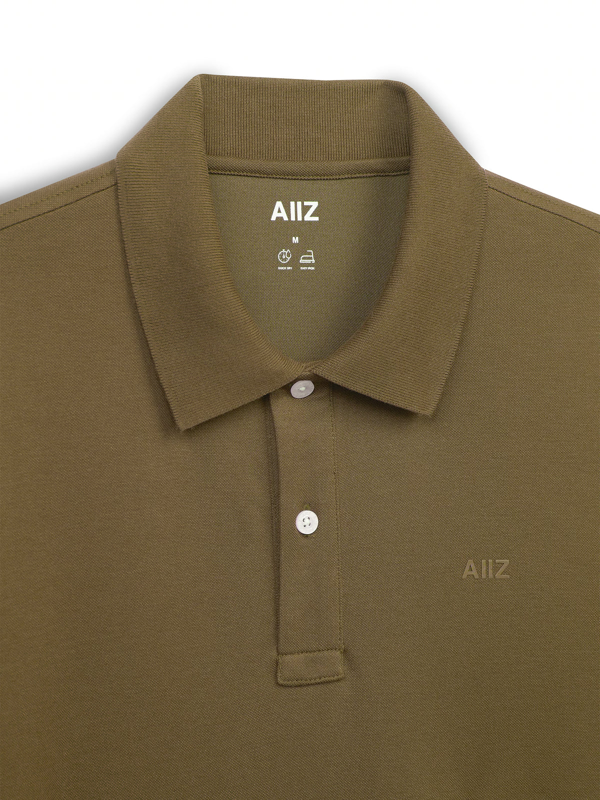 Men’s Cotton Polyester AIIZ Logo Polo Shirt