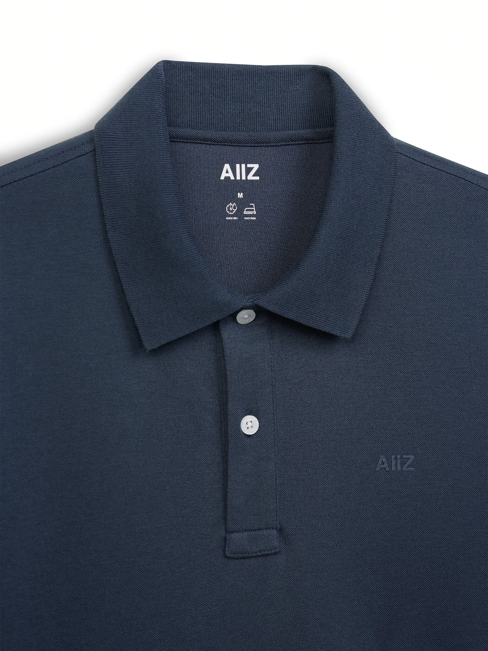 Men’s Cotton Polyester AIIZ Logo Polo Shirt
