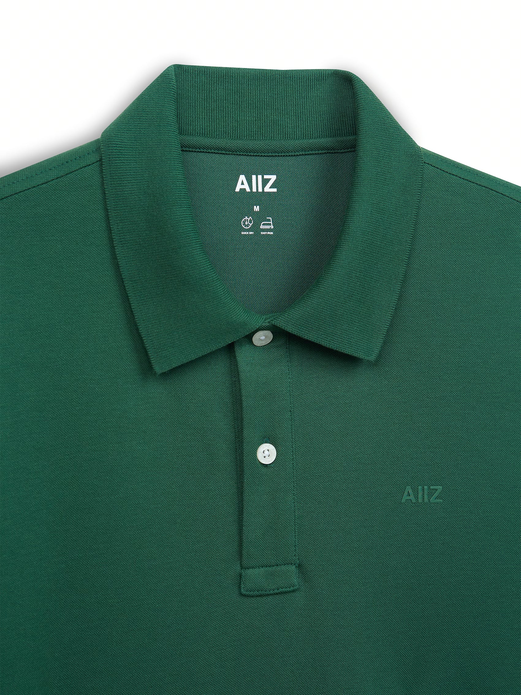 Men’s Cotton Polyester AIIZ Logo Polo Shirt