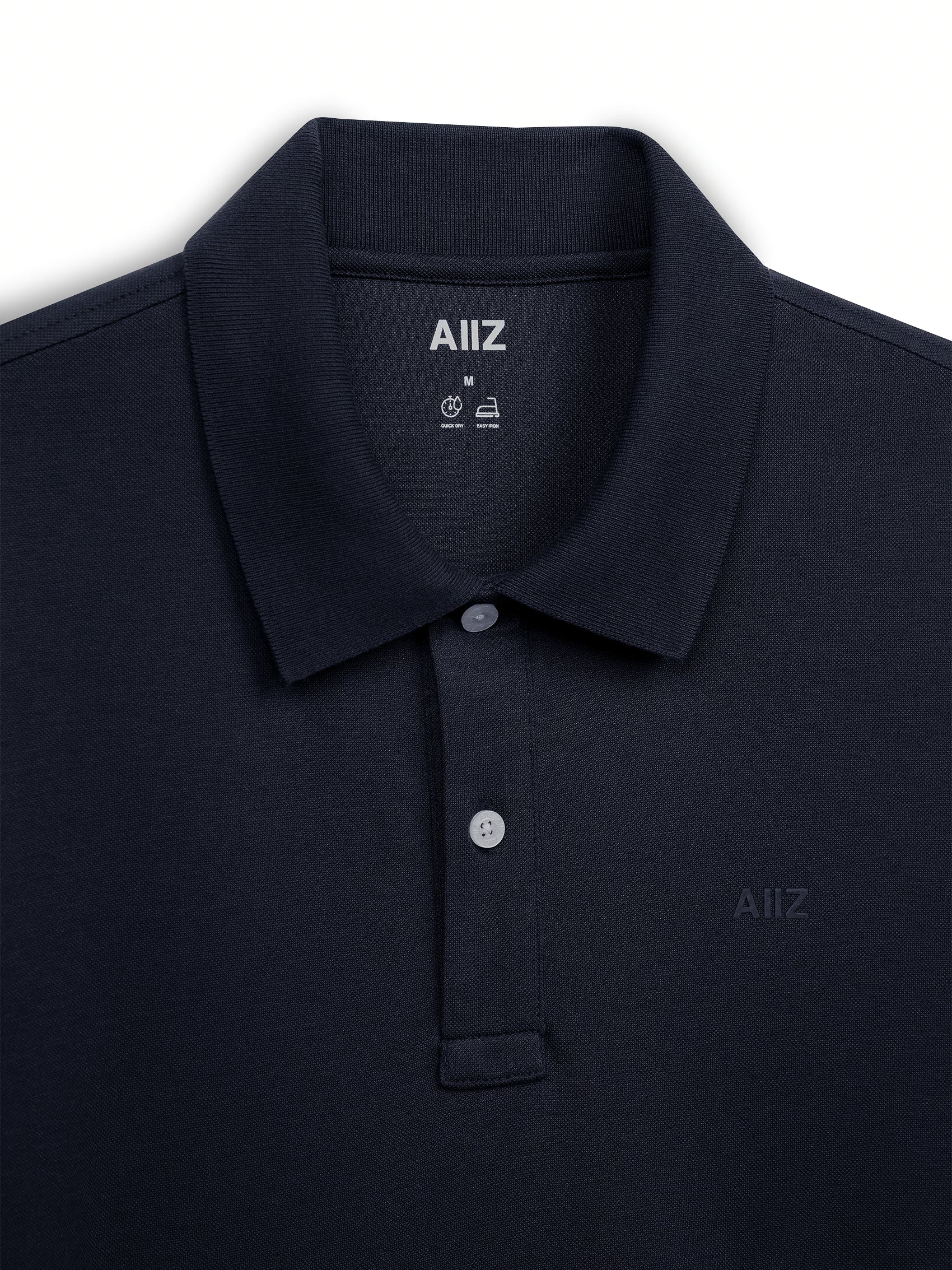 Men’s Cotton Polyester AIIZ Logo Polo Shirt