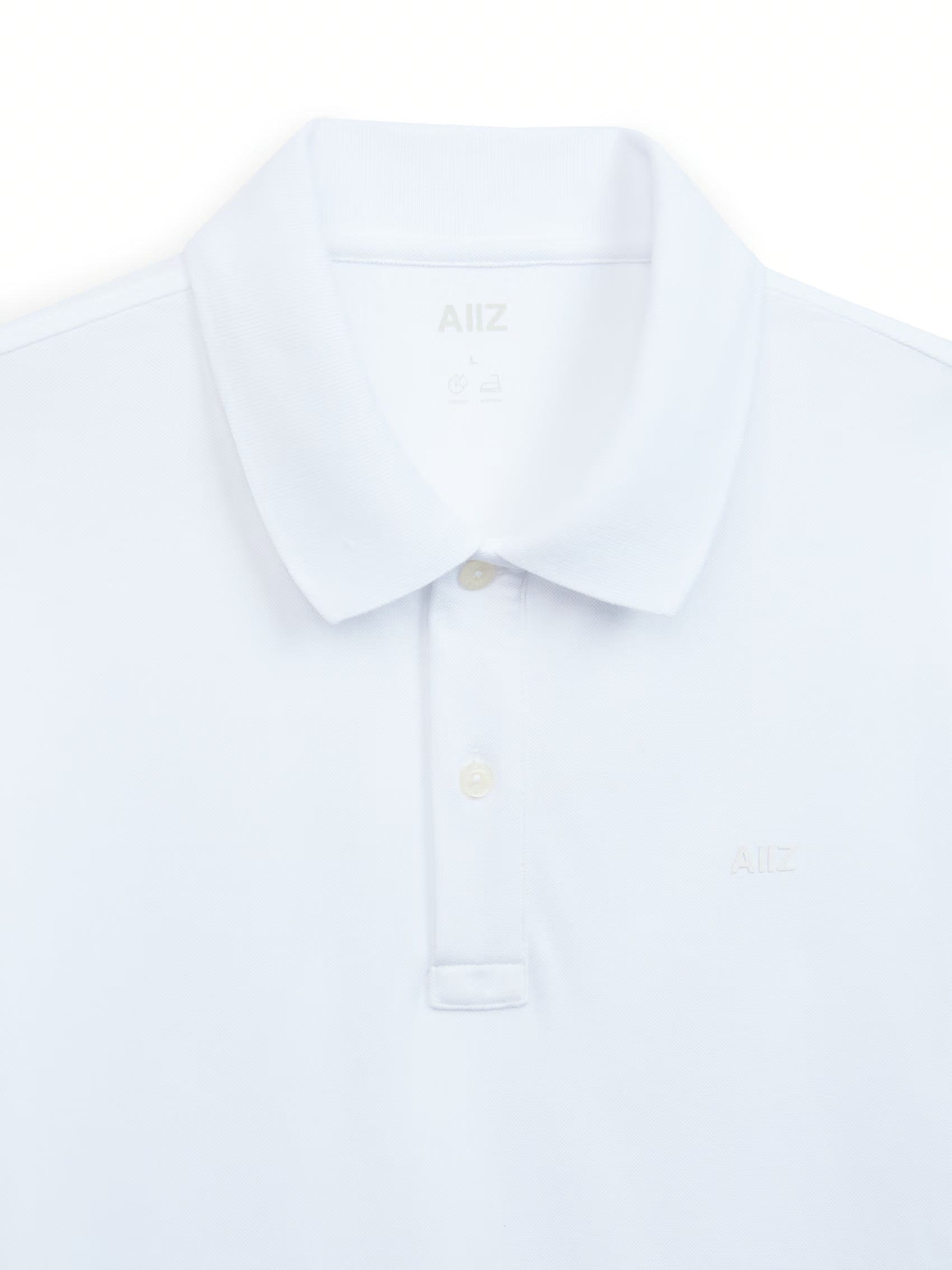 Men’s Cotton Polyester AIIZ Logo Polo Shirt