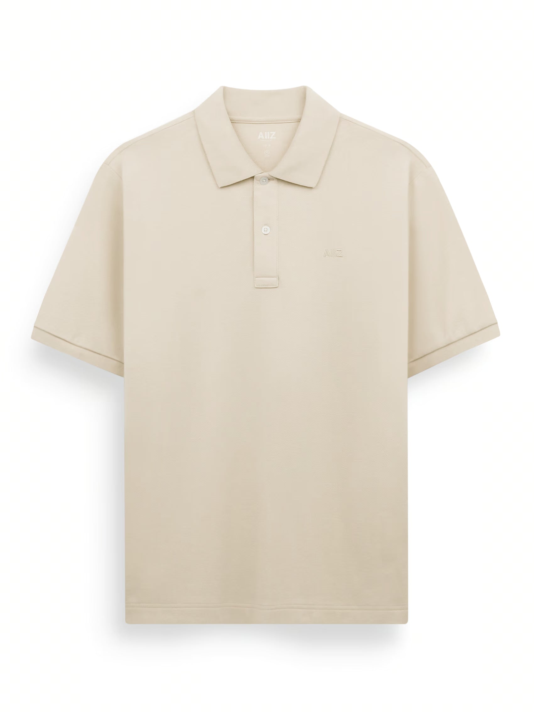 AIIZ Men’s AIIZ Logo Polo Shirt (Beige / S)