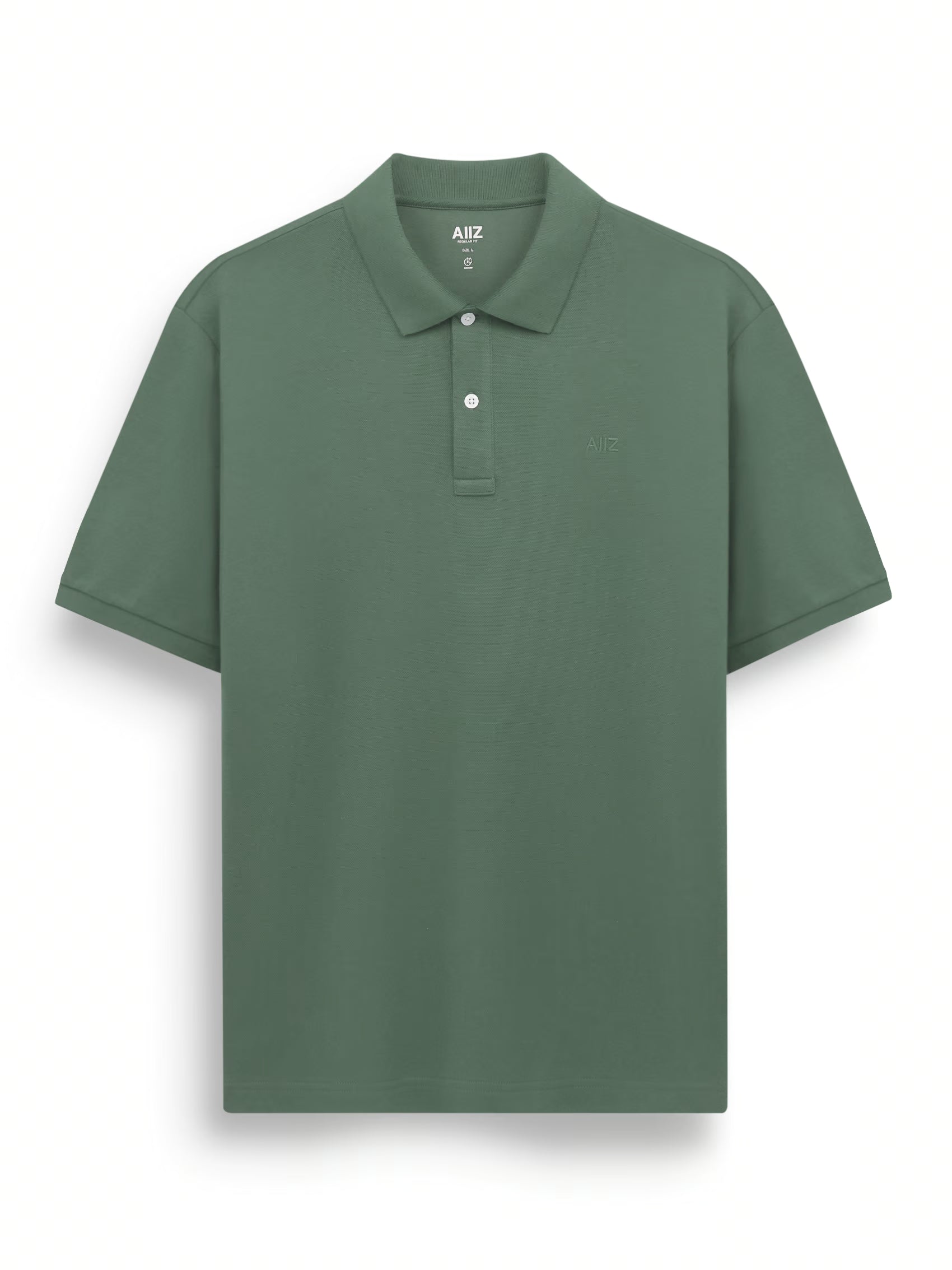 AIIZ Men’s AIIZ Logo Polo Shirt (Green / S)