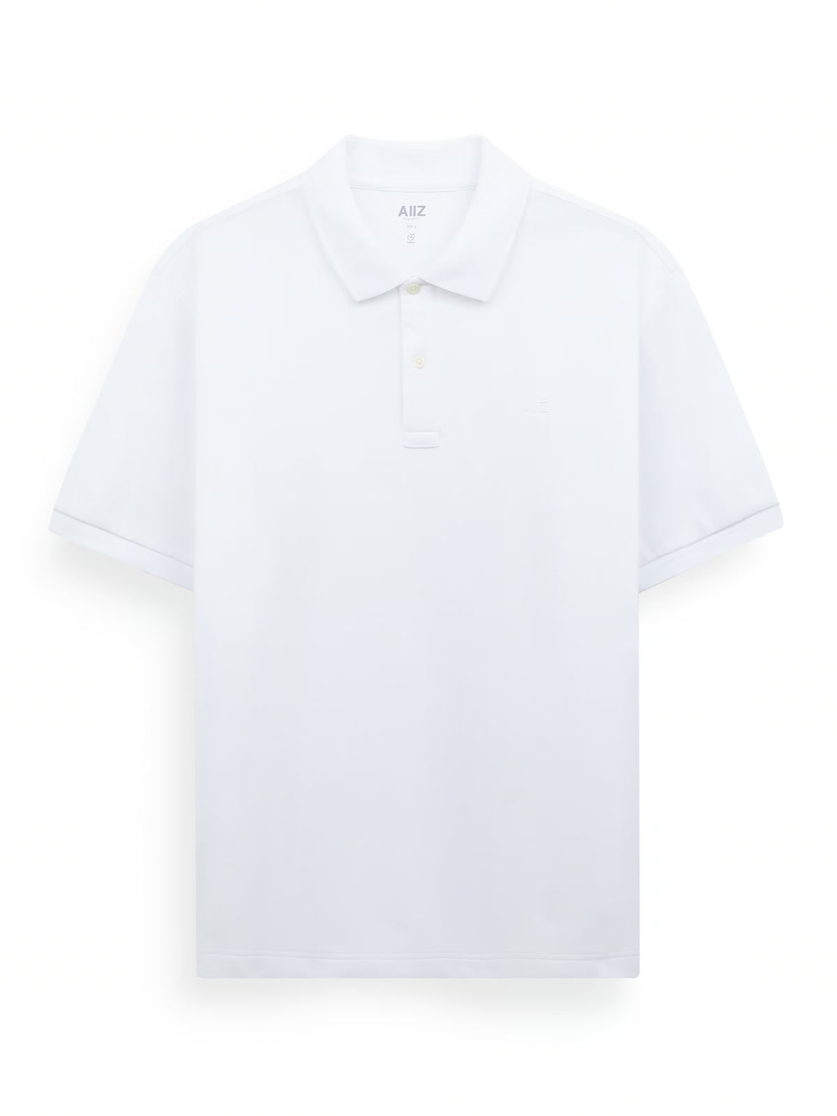 AIIZ Men’s AIIZ Logo Polo Shirt (White / S)