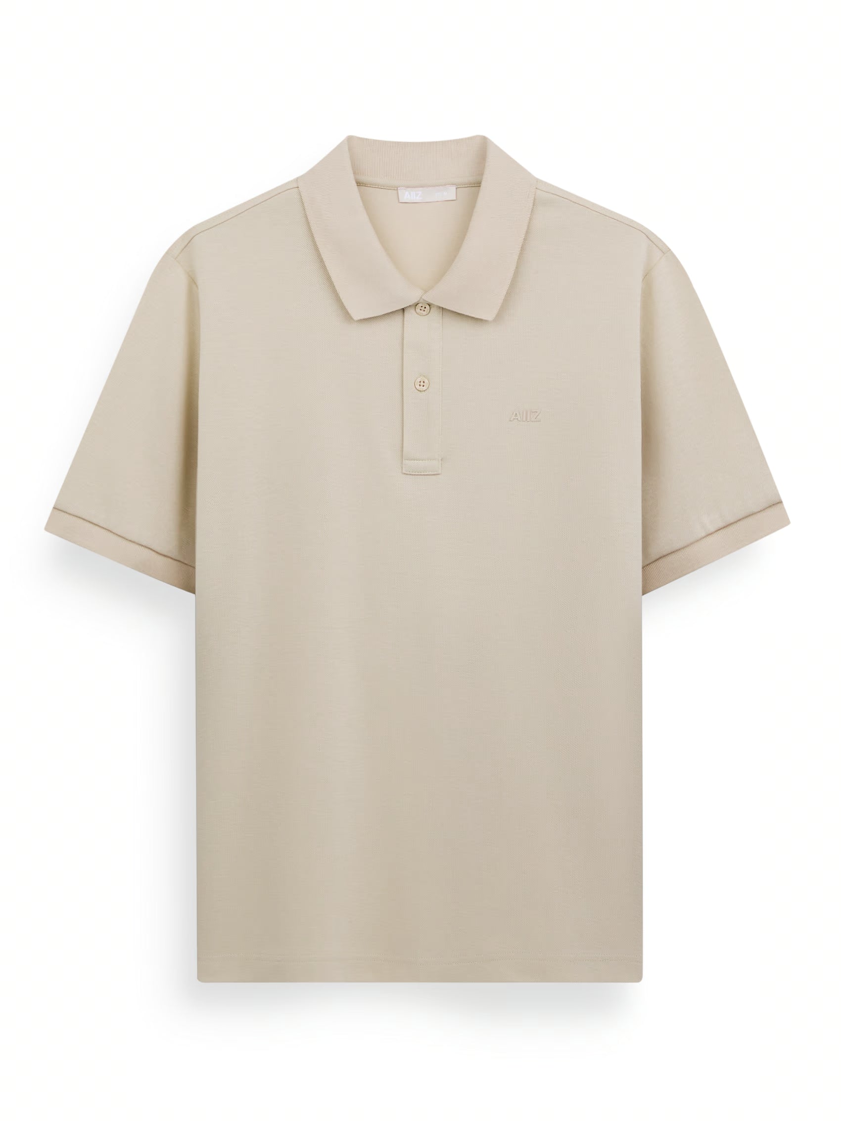 AIIZ Men’s AIIZ Logo Polo Shirt (Beige / S)