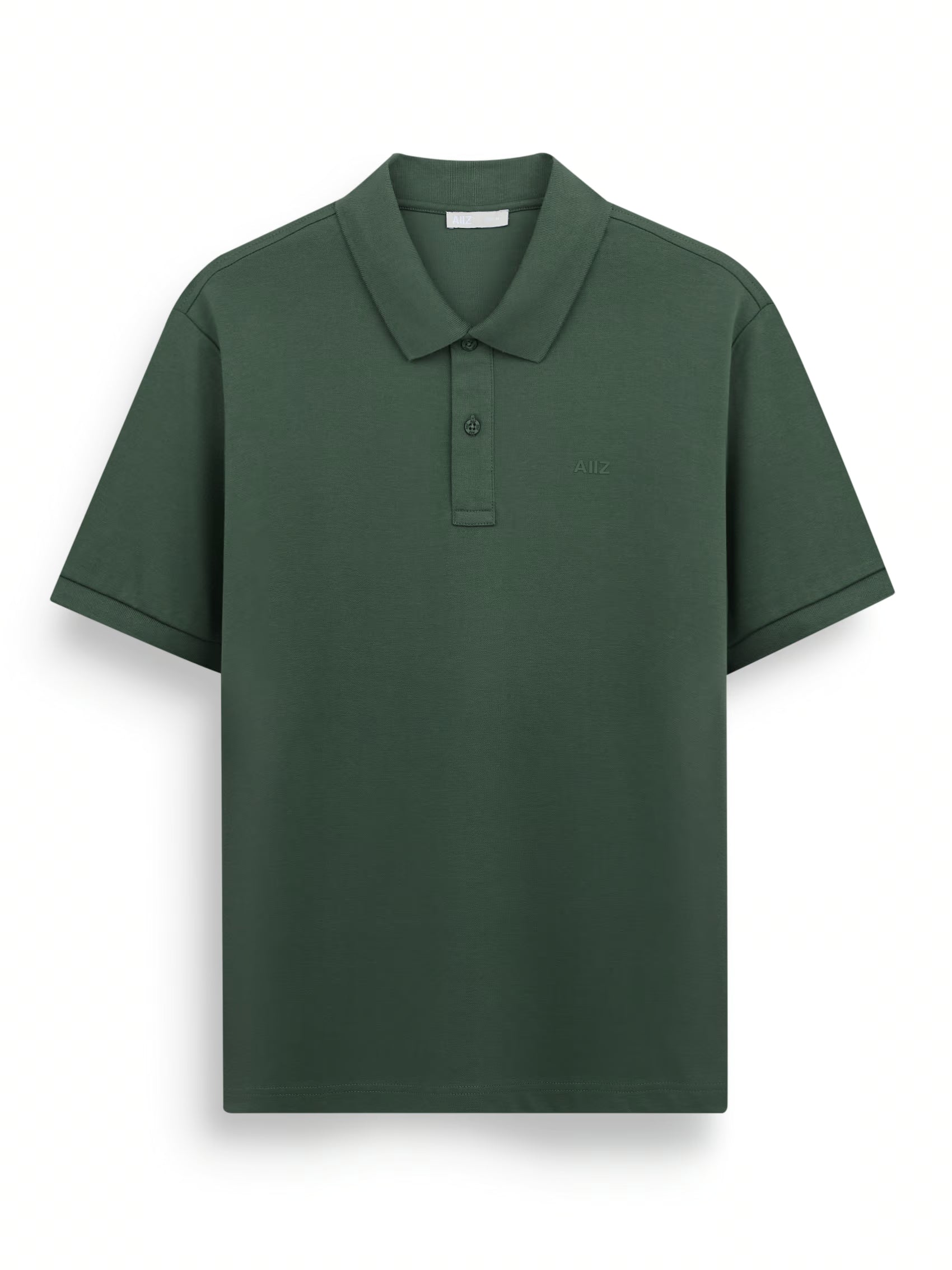 AIIZ Men’s AIIZ Logo Polo Shirt (Dark Green / S)