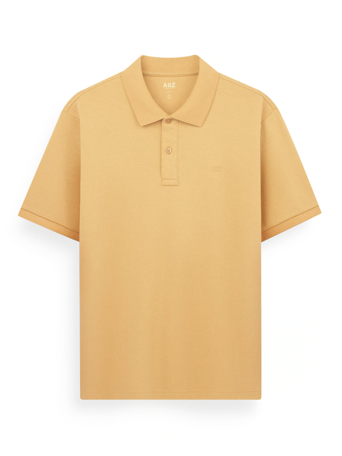 AIIZ Men’s AIIZ Logo Polo Shirt (Light Orange / S)