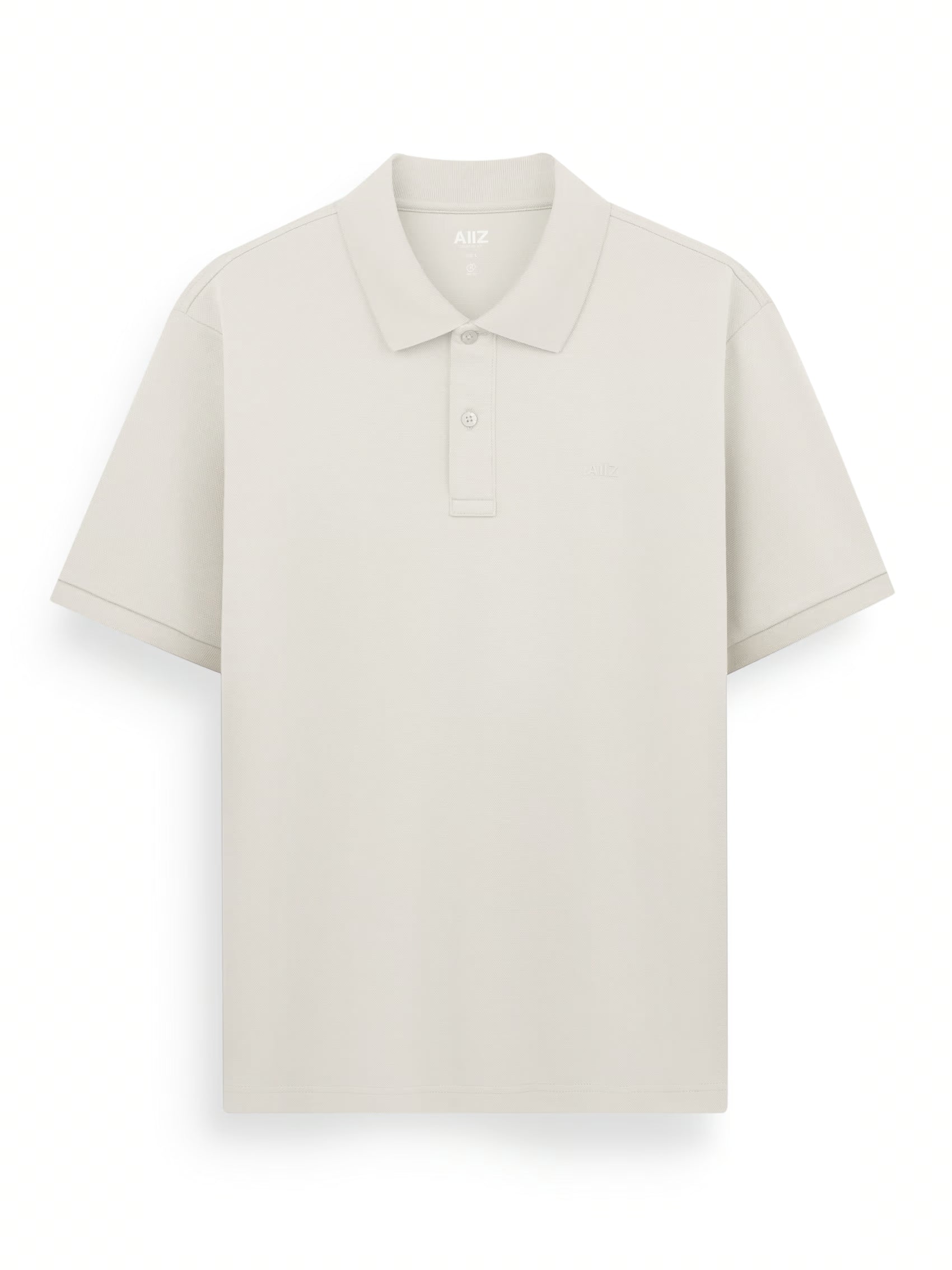 AIIZ Men’s AIIZ Logo Polo Shirt (Beige / S)