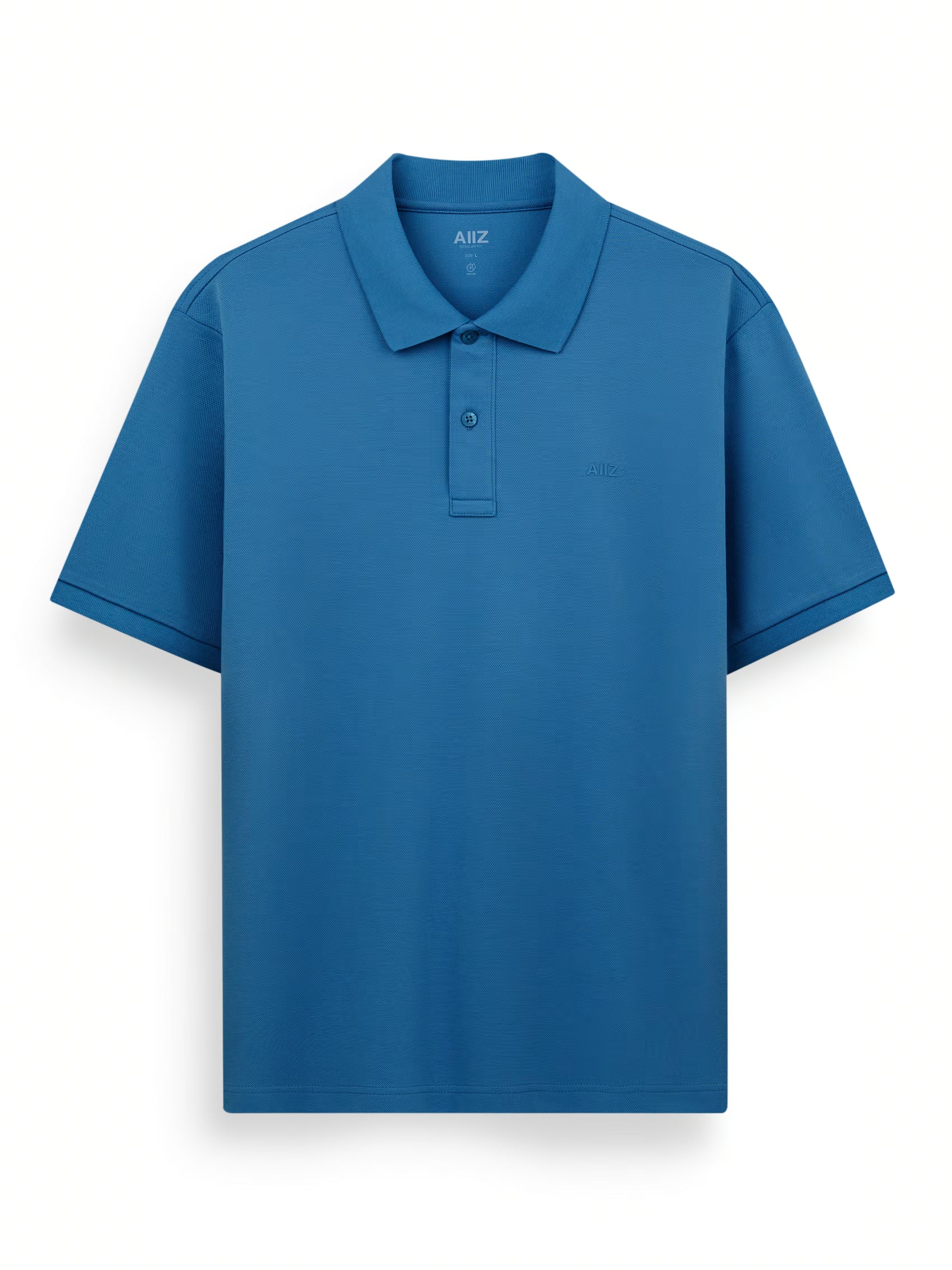 AIIZ Men’s AIIZ Logo Polo Shirt (Blue / S)