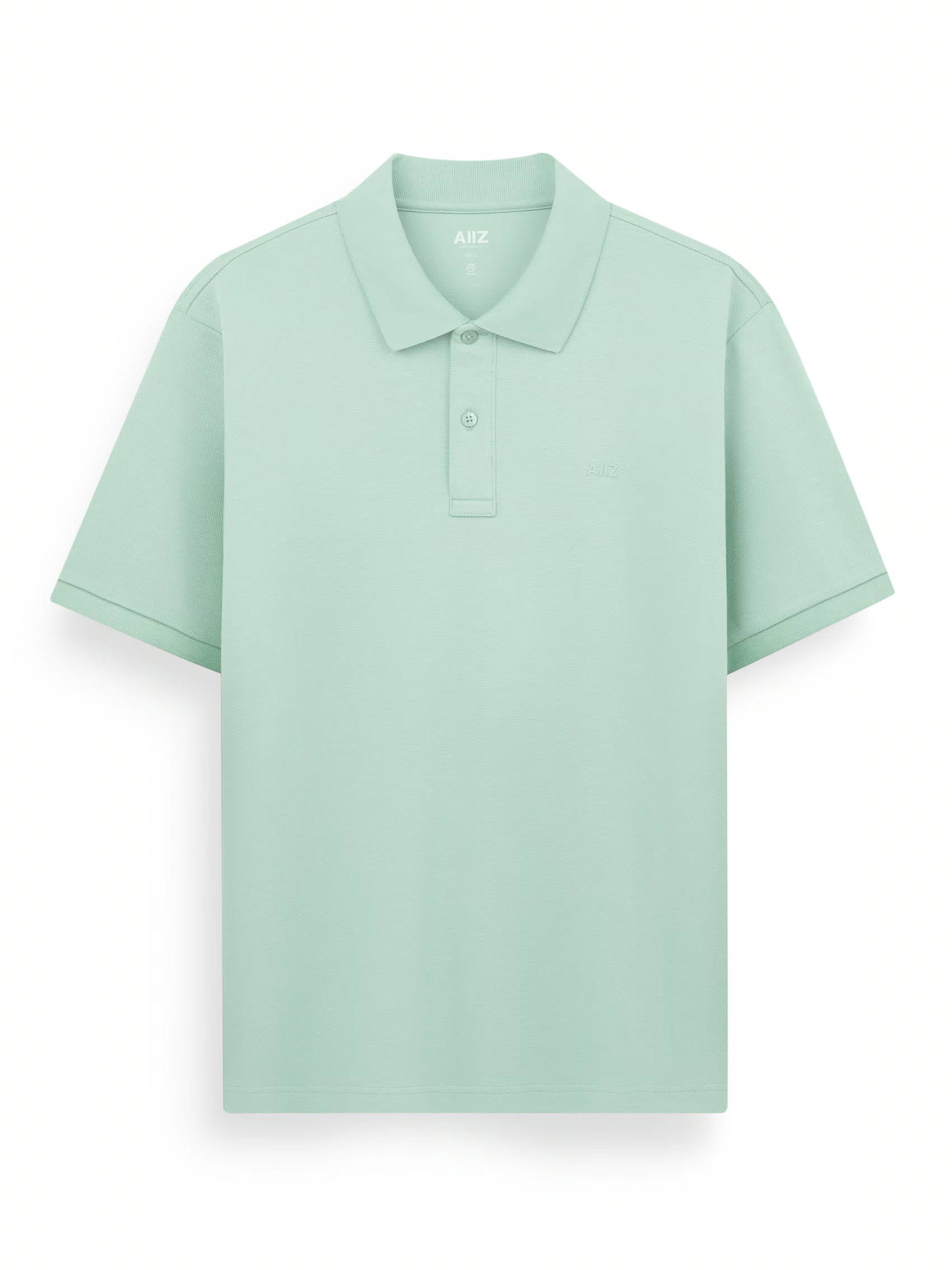 AIIZ Men’s AIIZ Logo Polo Shirt (Light Green / S)