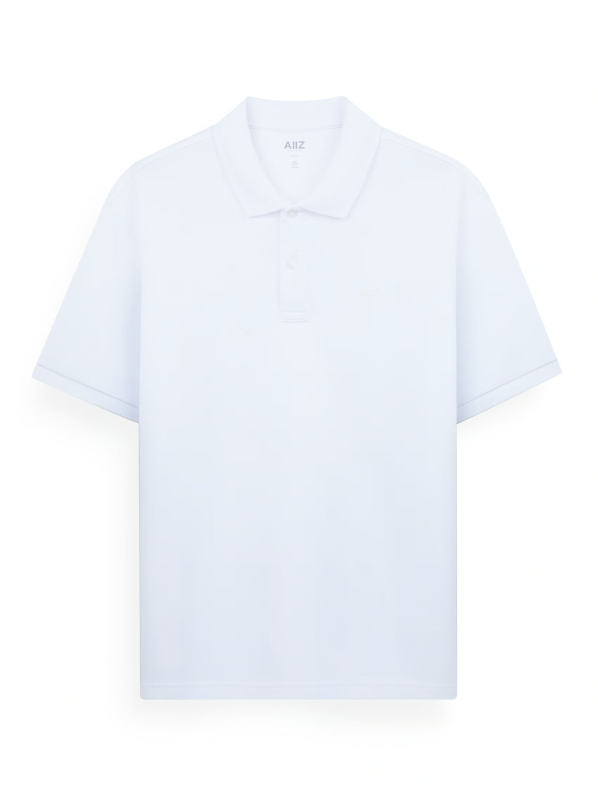 AIIZ Men’s AIIZ Logo Polo Shirt (White / S)