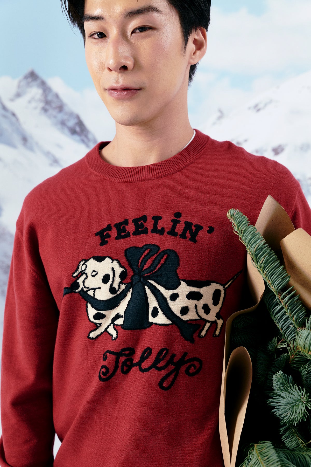 AIIZ Men's Tis’ Jolly Season Sweater