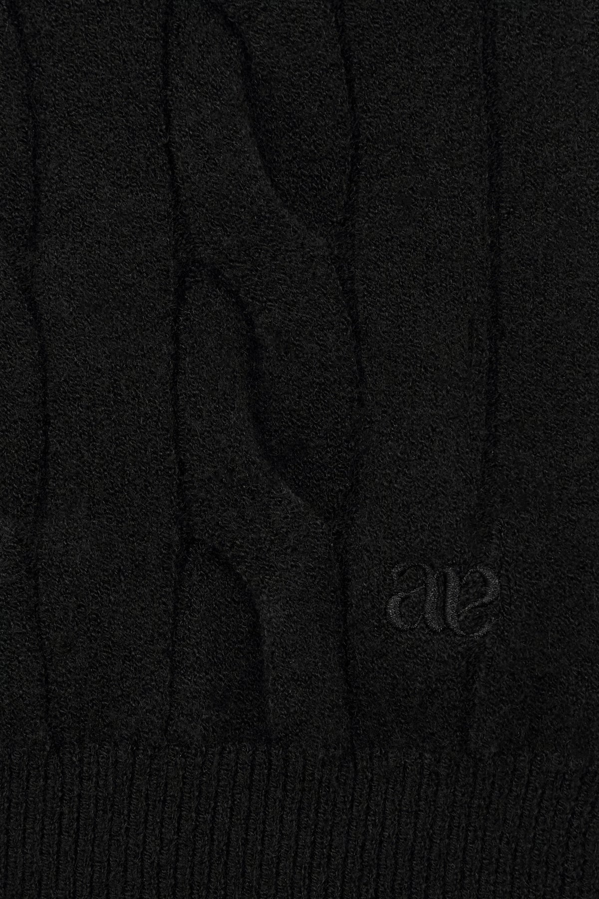 Urban Weaver Cable Knit Half-Zip Sweater