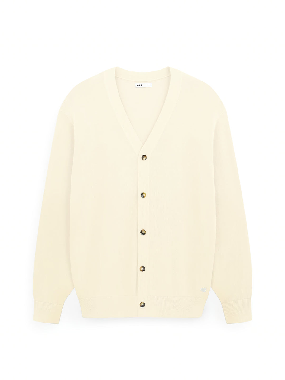 AIIZ Men's Flat Knit Cardigan