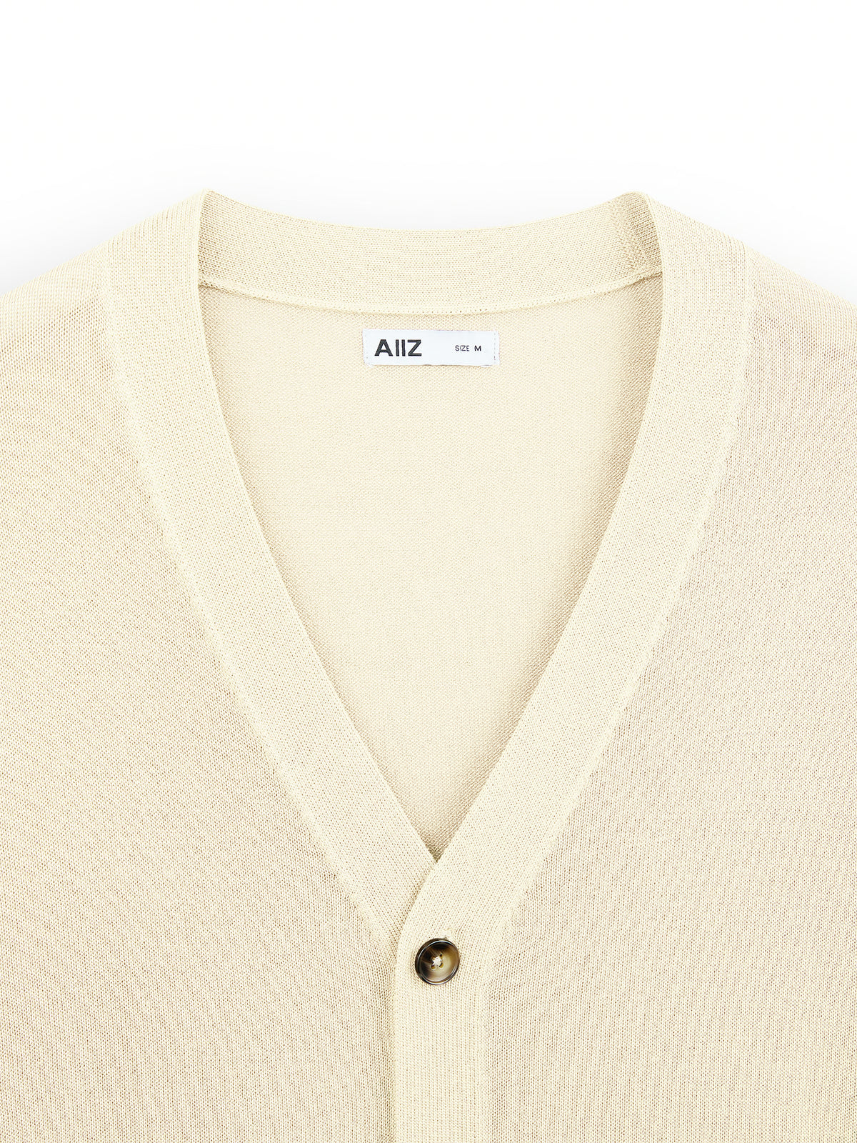 AIIZ Men's Flat Knit Cardigan