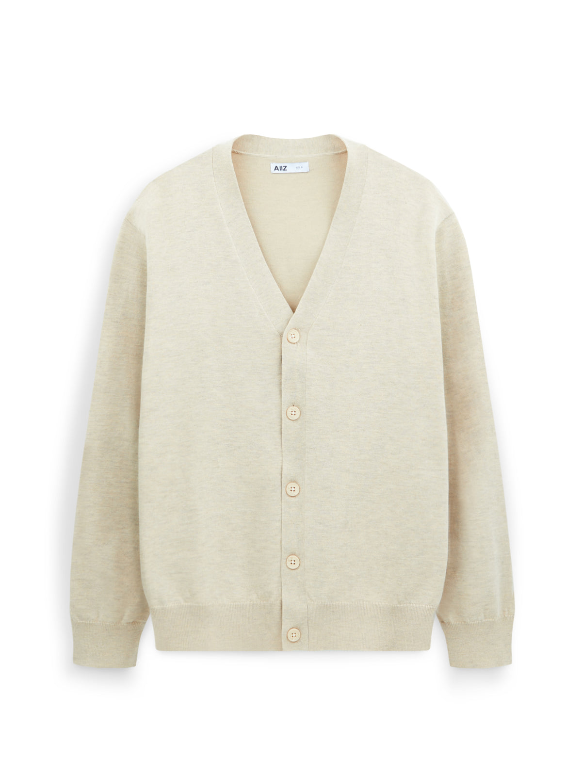 AIIZ Men's Flat Knit Cardigan