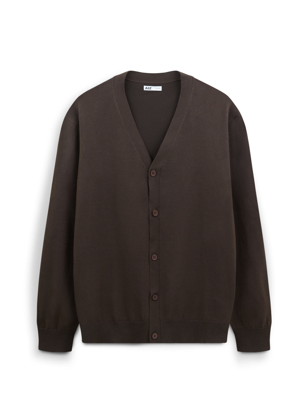 AIIZ Men's Flat Knit Cardigan