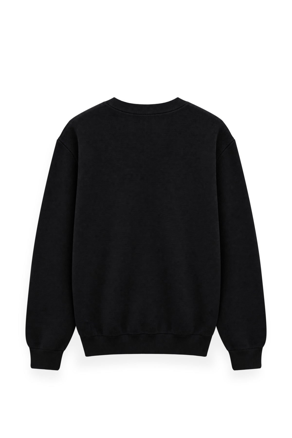 Men's Surreal Academia Rib Knit Crew Neck Sweater