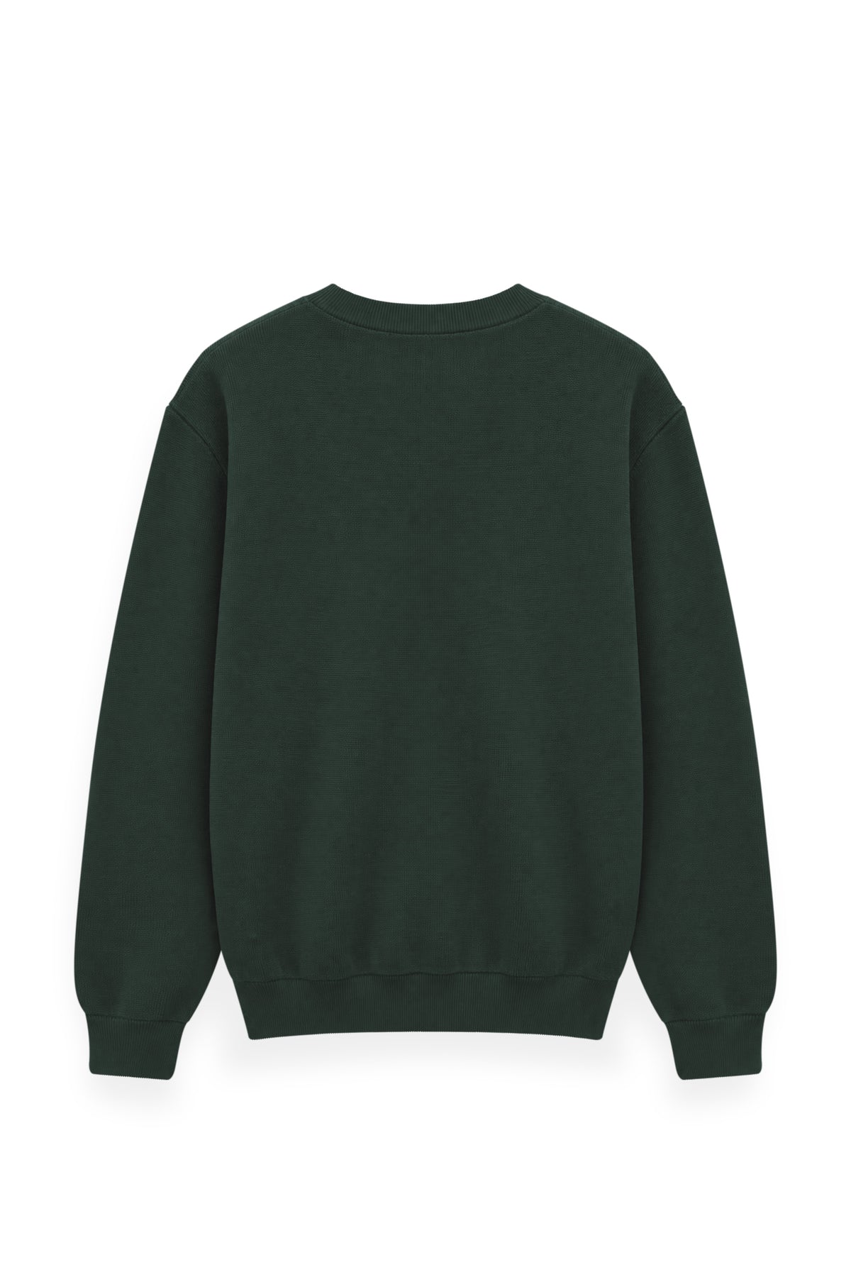 Men's Surreal Academia Rib Knit Crew Neck Sweater