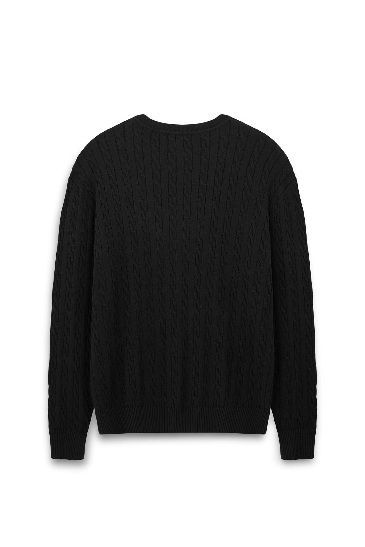 Urban Weaver Cable Knit Crew Neck Sweater