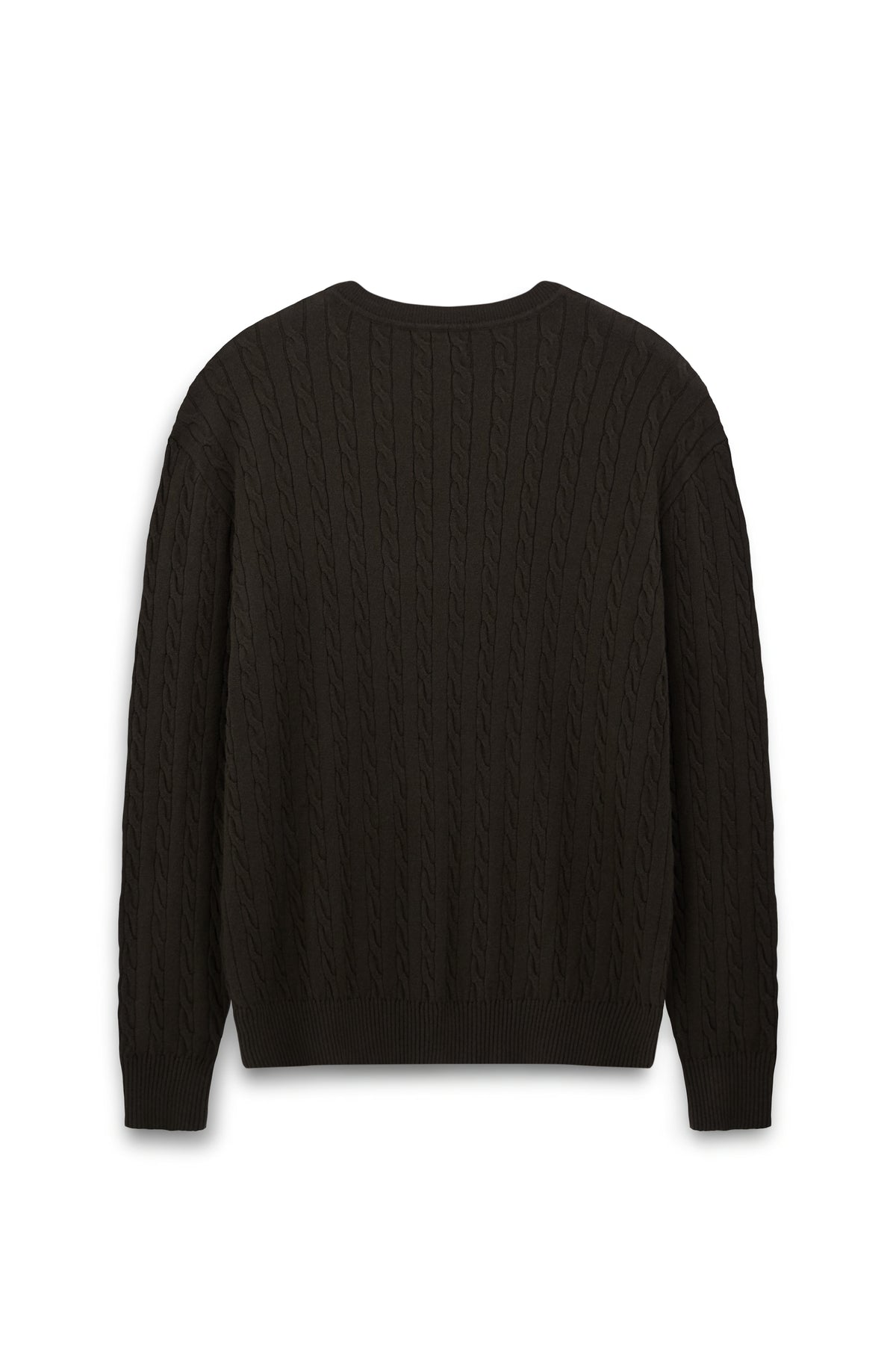 Urban Weaver Cable Knit Crew Neck Sweater