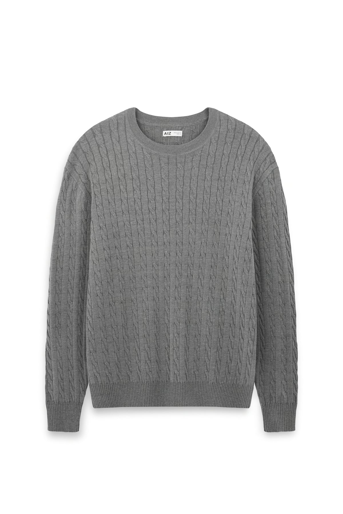 Urban Weaver Cable Knit Crew Neck Sweater