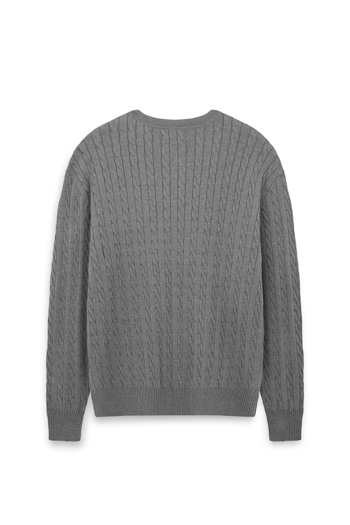 Urban Weaver Cable Knit Crew Neck Sweater