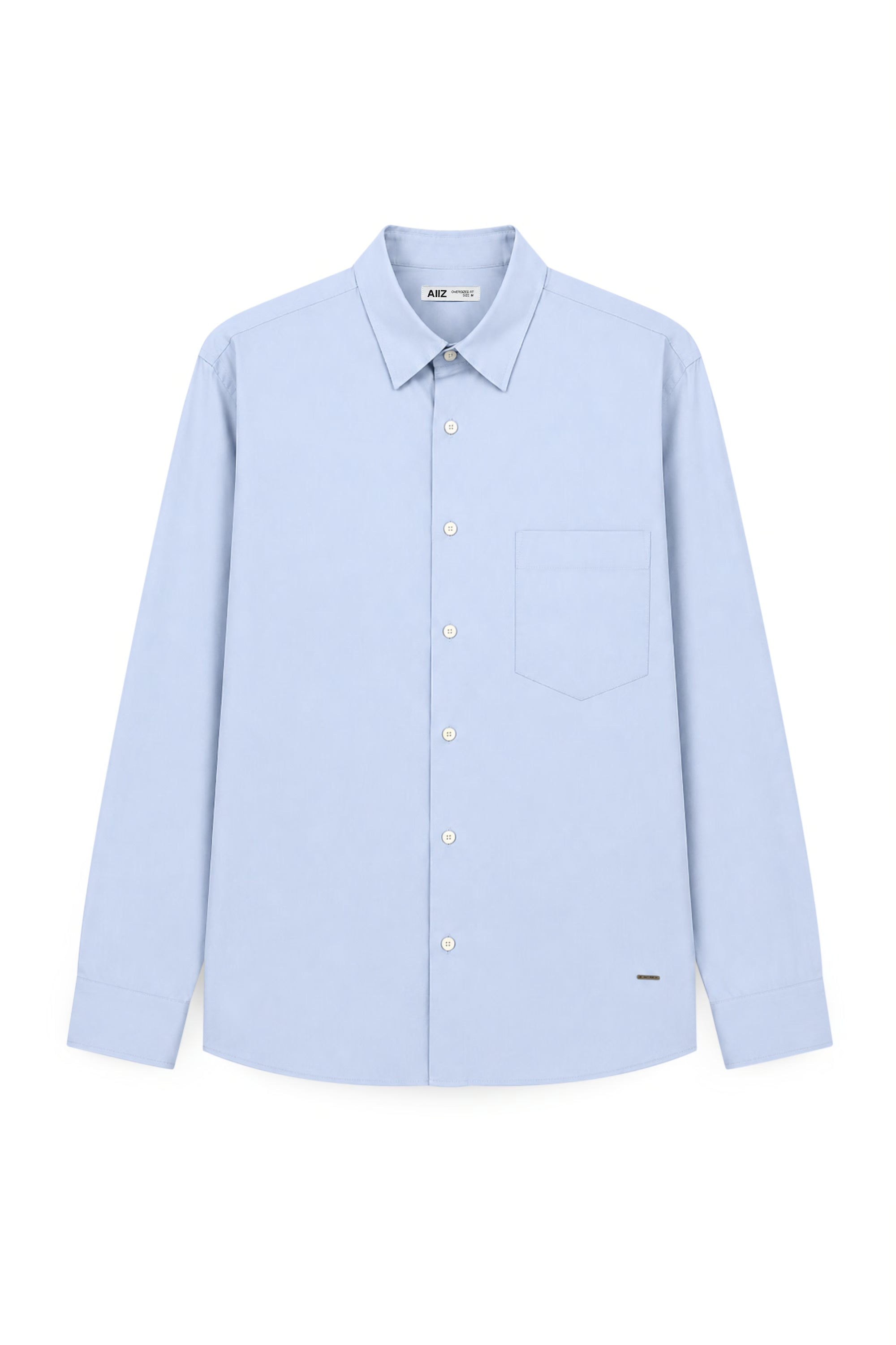 IIZ Men's Oversized Long Sleeve Shirt