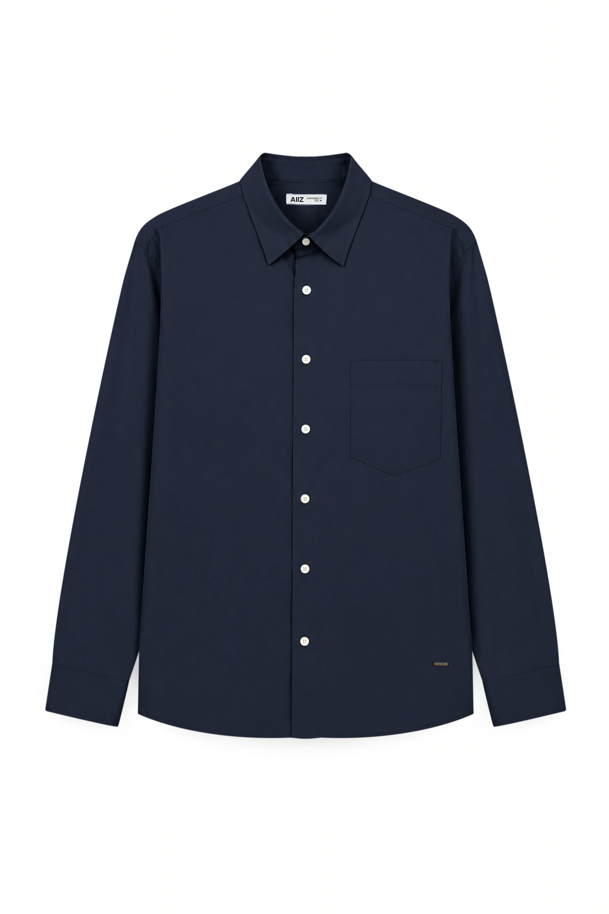 IIZ Men's Oversized Long Sleeve Shirt