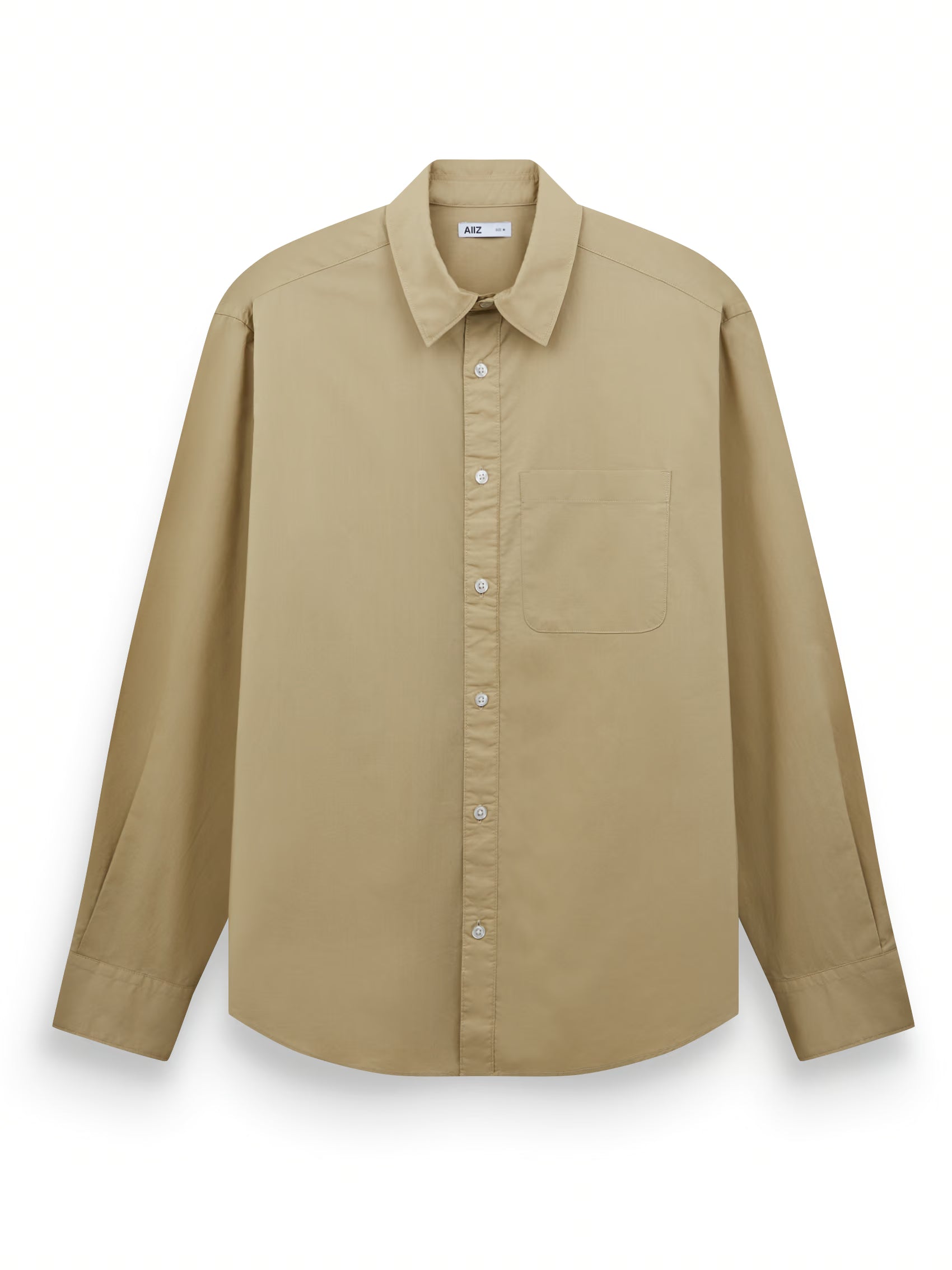 Men's Natural Cotton Long Sleeve Shirt