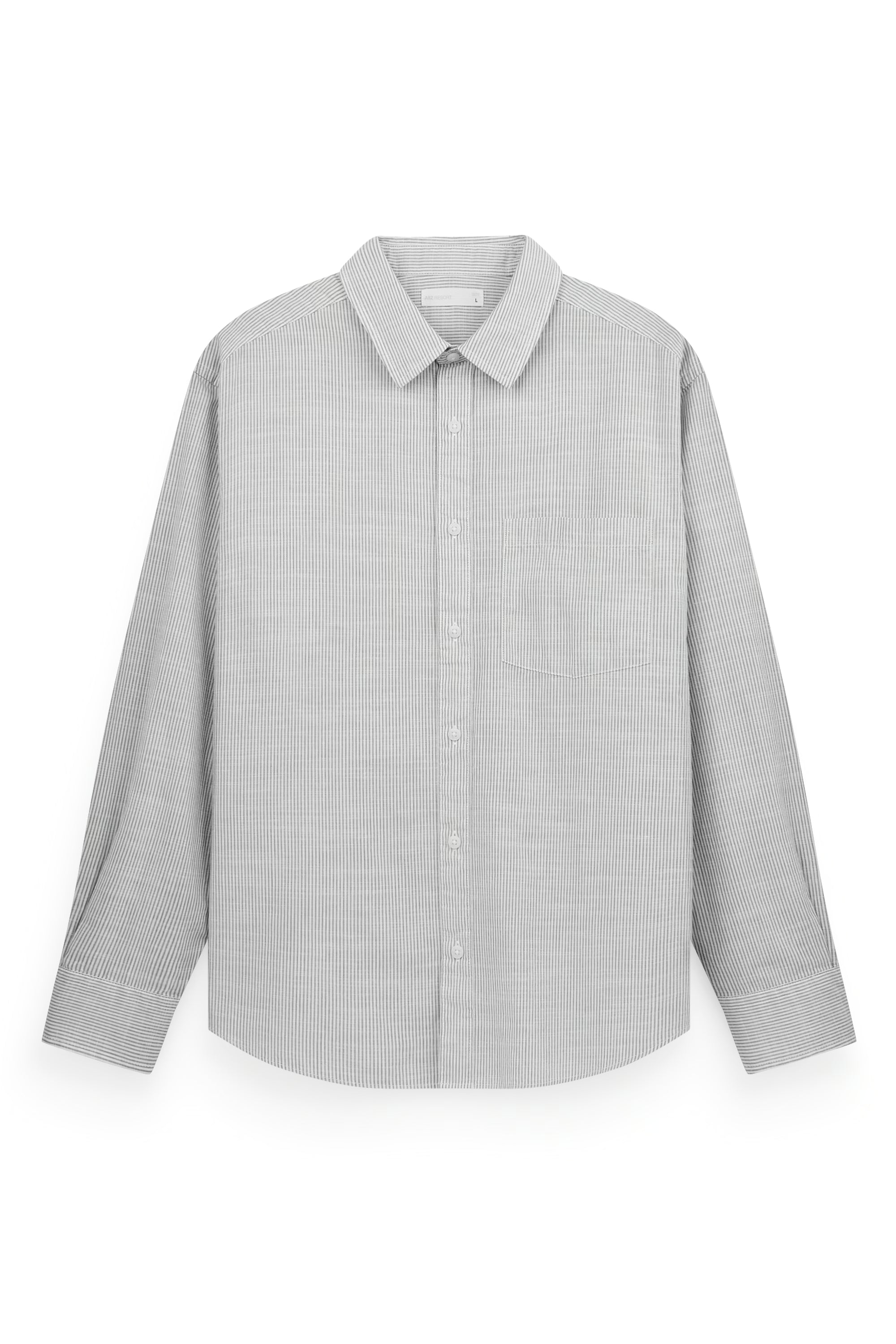 AIIZ Men’s Striped Long Sleeve Shirt
