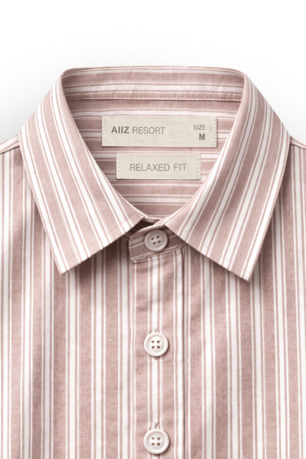 AIIZ Men’s Striped Long Sleeve Shirt