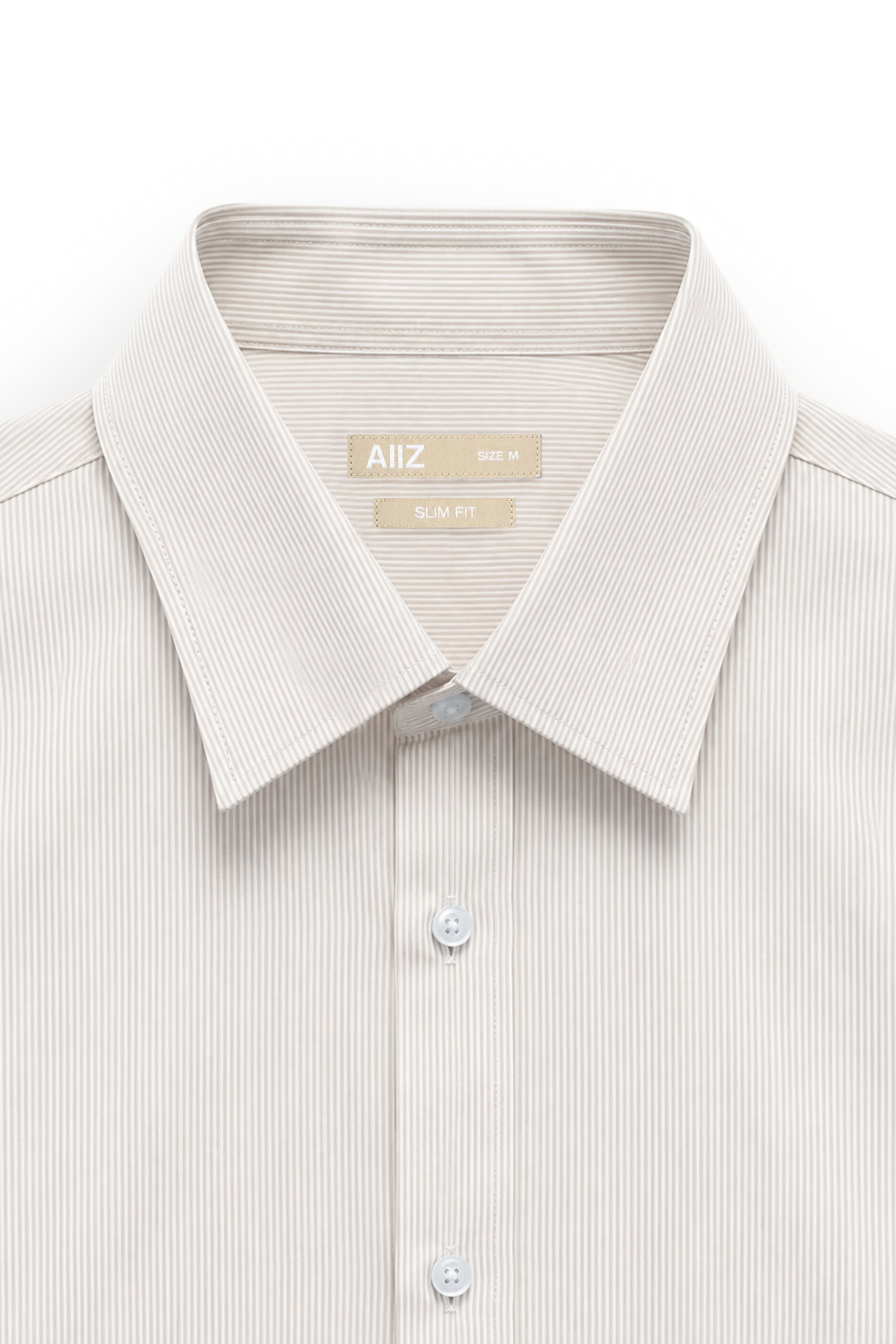 AIIZ Men’s Striped Long Sleeve Shirt
