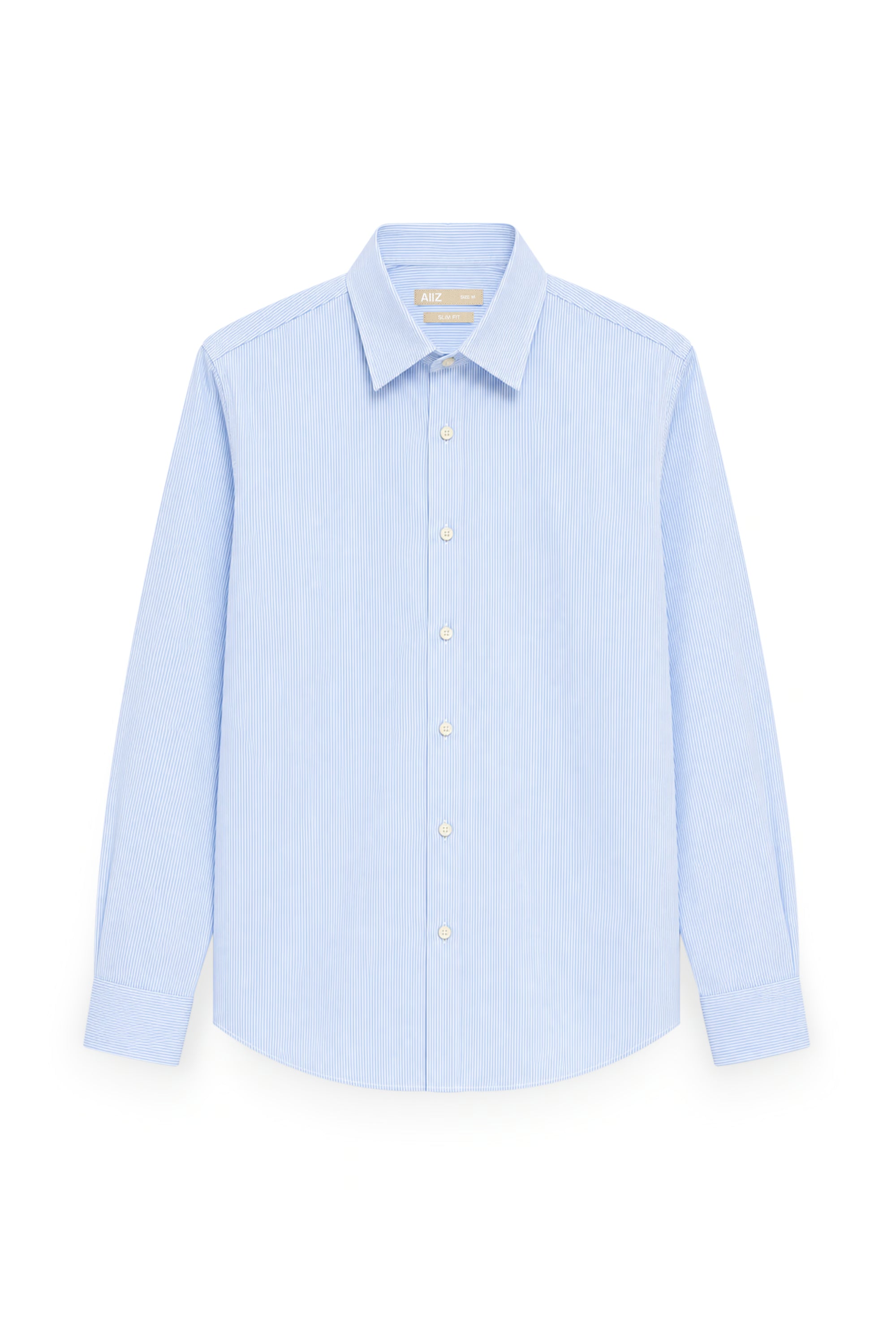 AIIZ Men’s Striped Long Sleeve Shirt