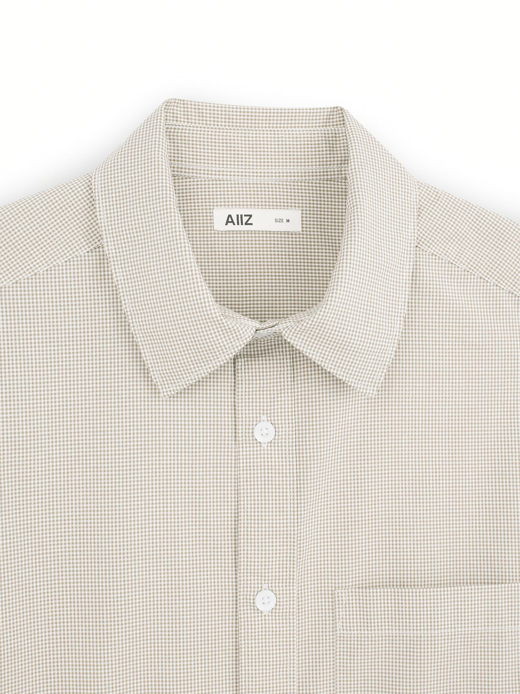 AIIZ Men's Check Long Sleeve Shirt