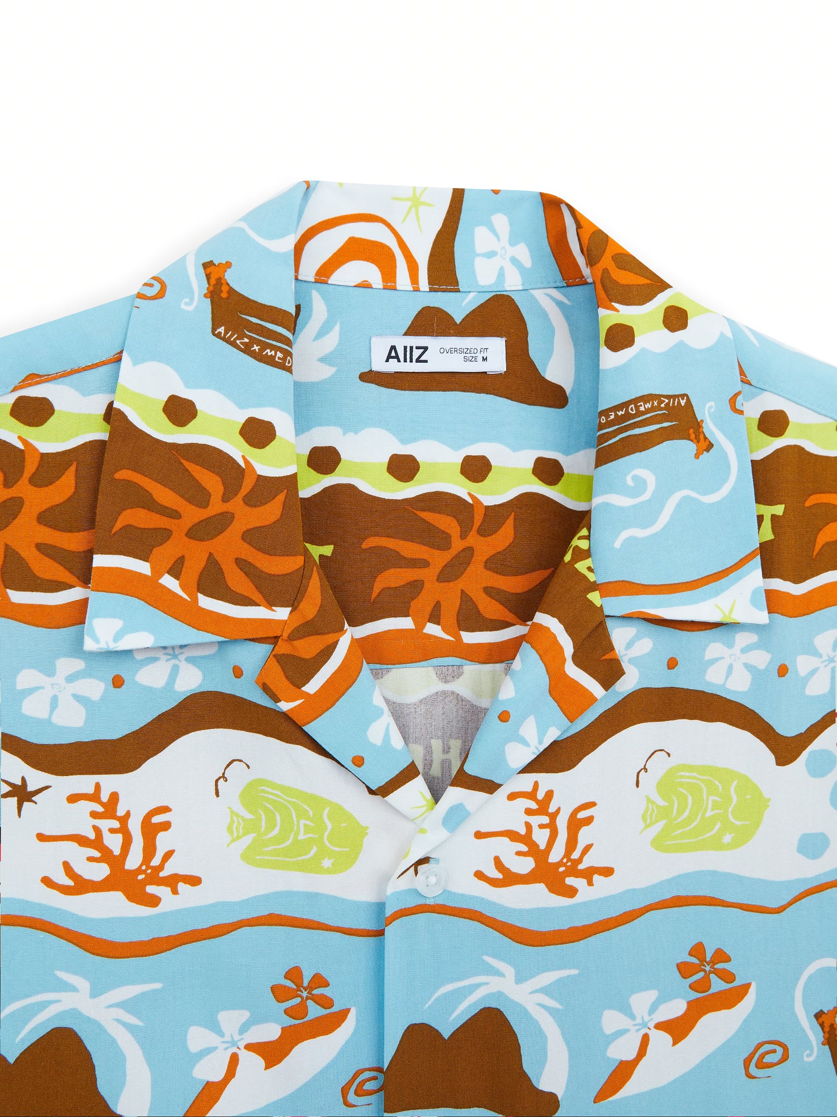AIIZ Sawasdee Thailand Printed Oversized Shirt