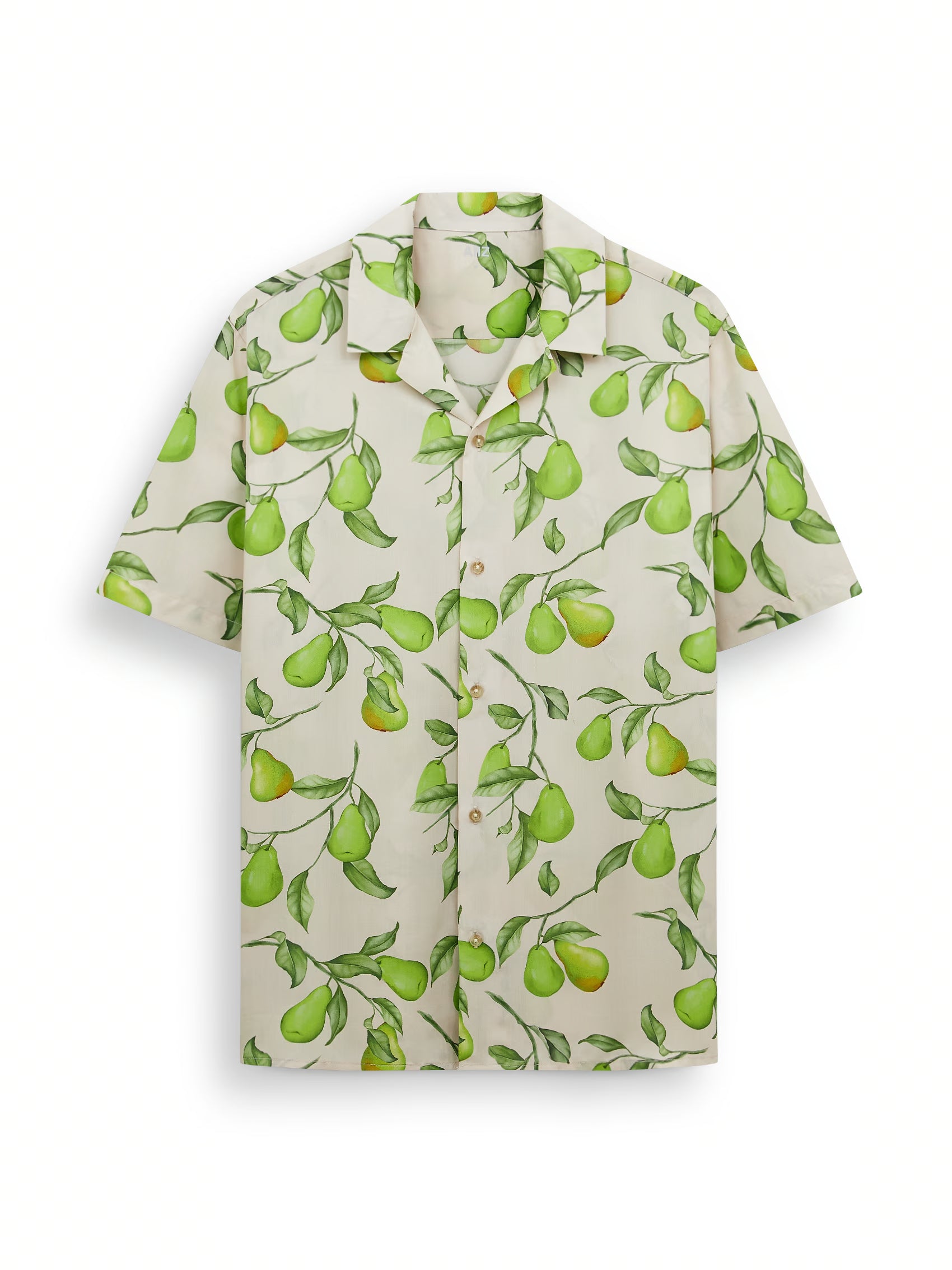 Men's Printed Camp Collar Short Sleeve Shirt