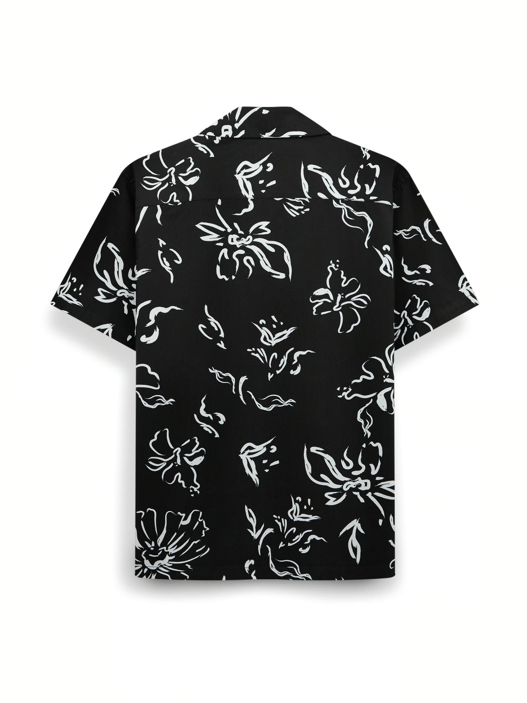 AIIZ Men's Graphic Printed Camp Collar Shirt