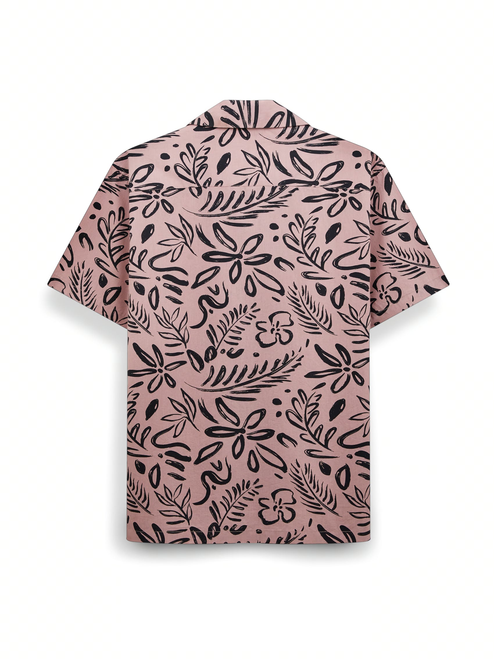 AIIZ Men's Graphic Printed Camp Collar Shirt