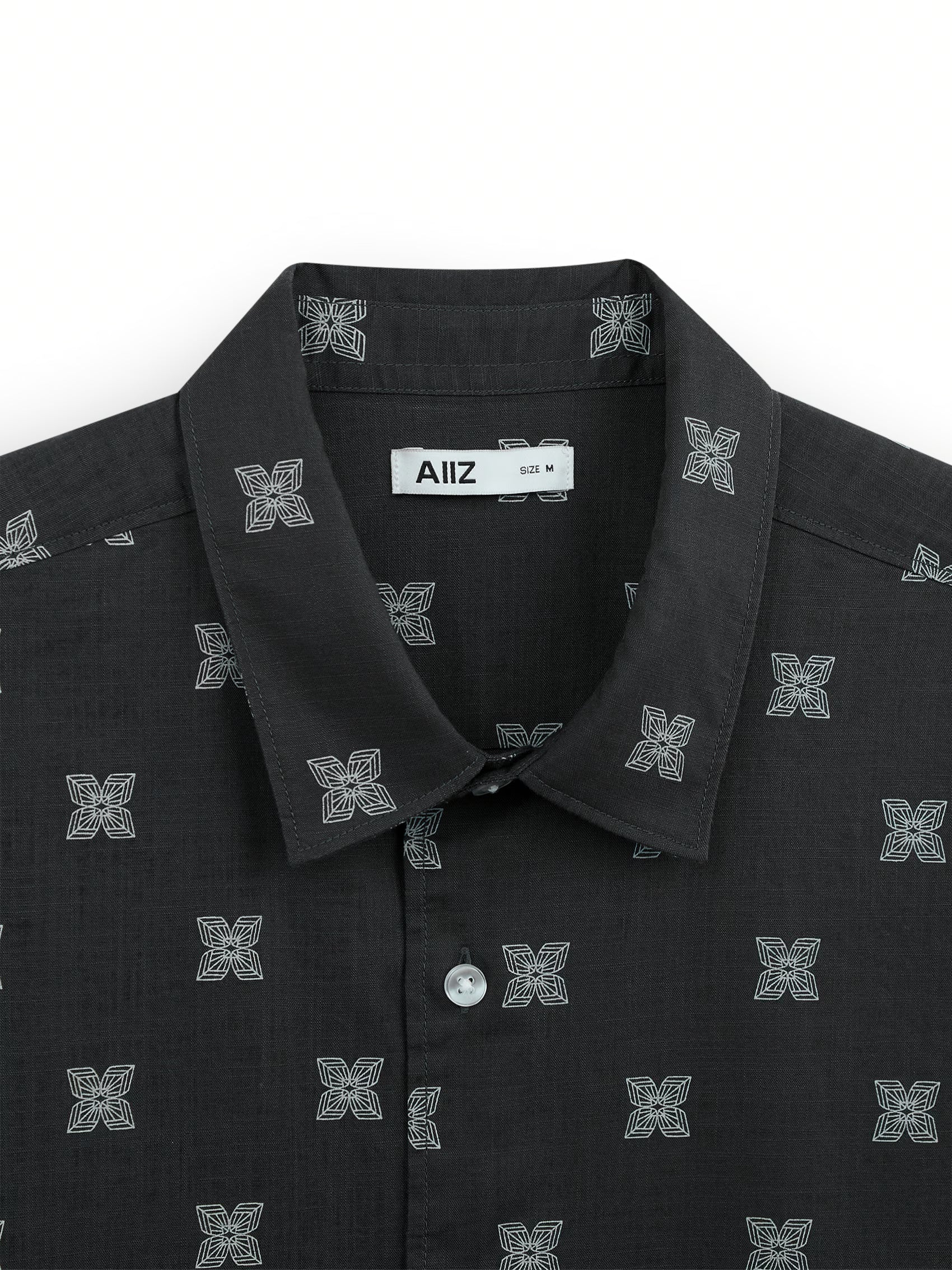 AIIZ Men's Graphic Printed Short Sleeve Shirt