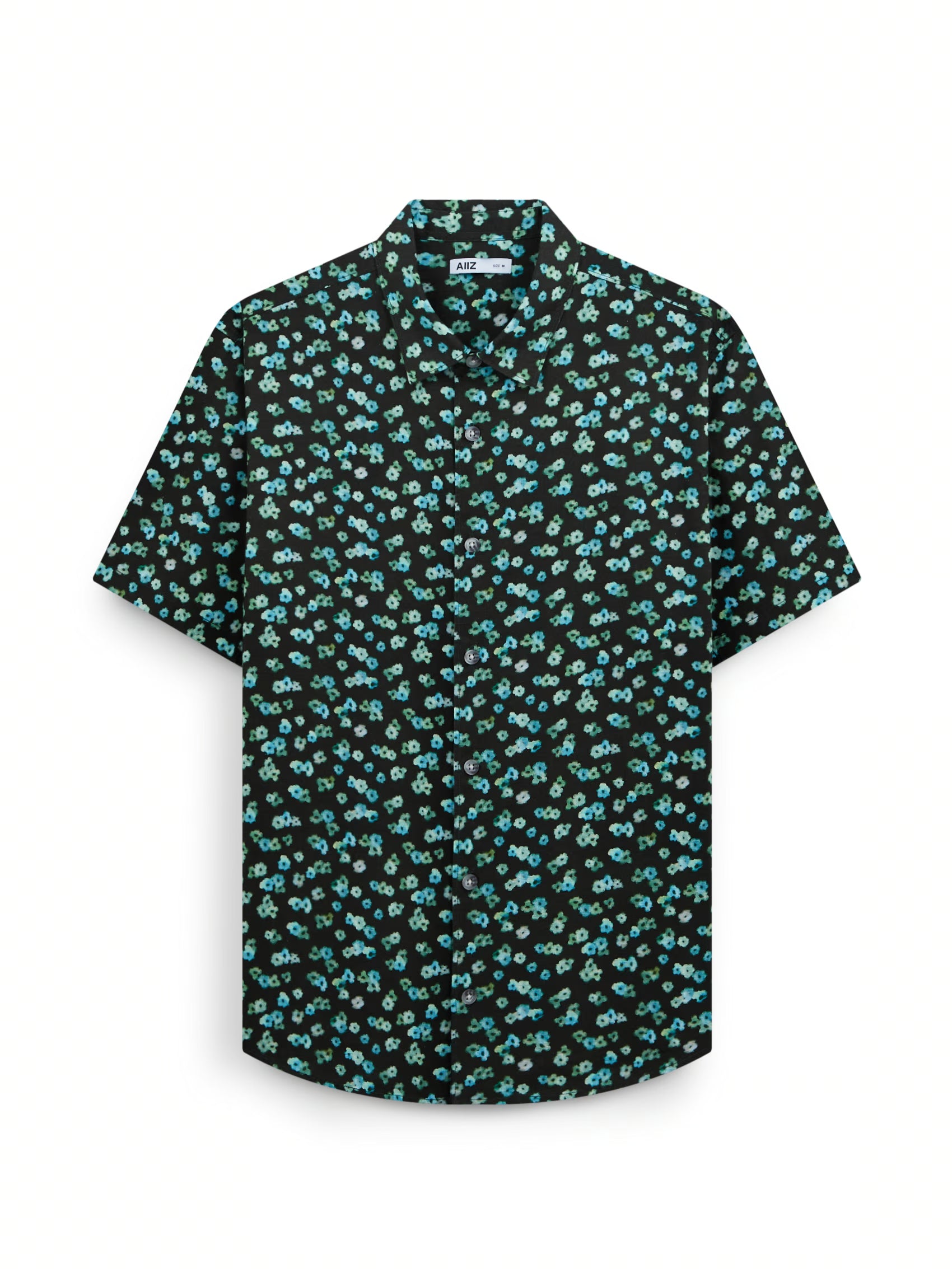 AIIZ Men's Graphic Printed Short Sleeve Shirt