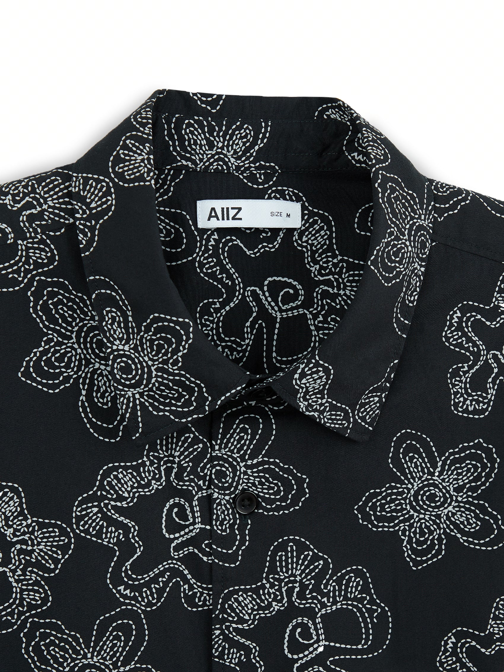 AIIZ Men's Graphic Printed Short Sleeve Shirt