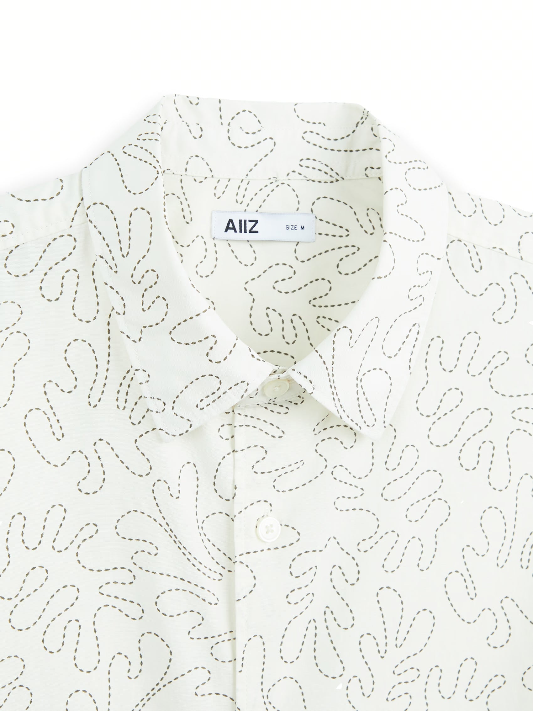 AIIZ Men's Graphic Printed Short Sleeve Shirt